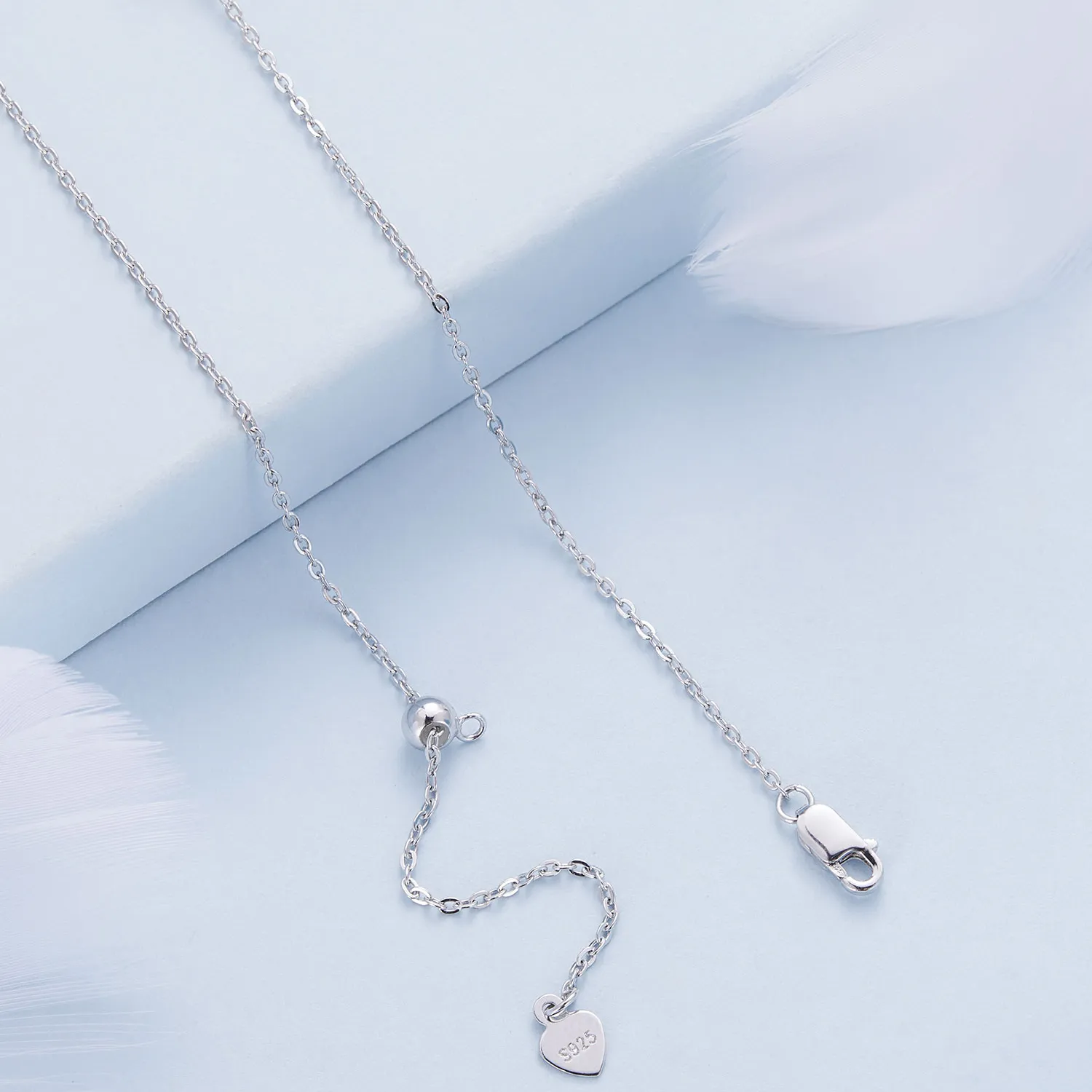 Pandora Style Track Necklace - BSA003