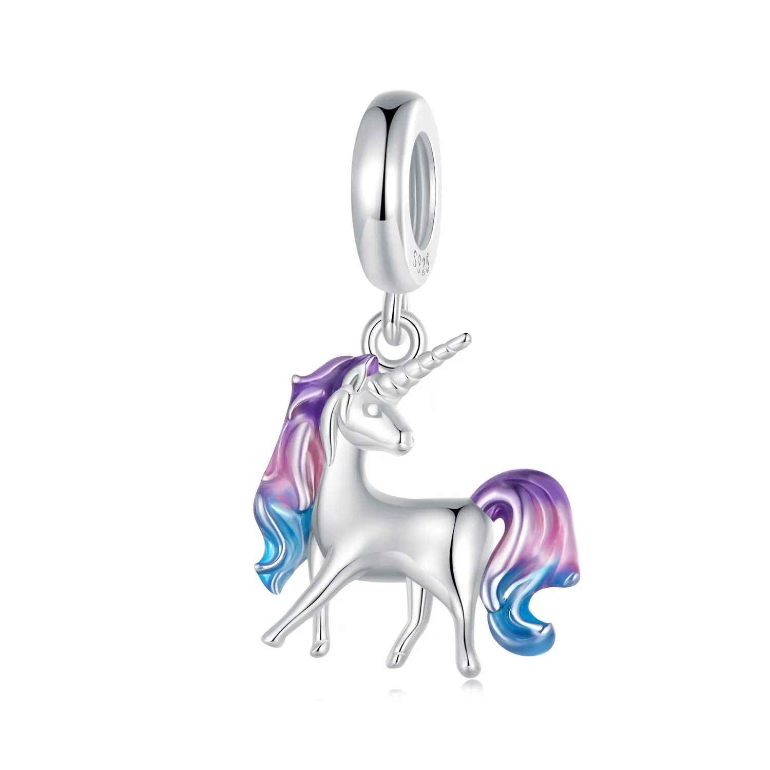 pandora style unicorn dangle scc2621