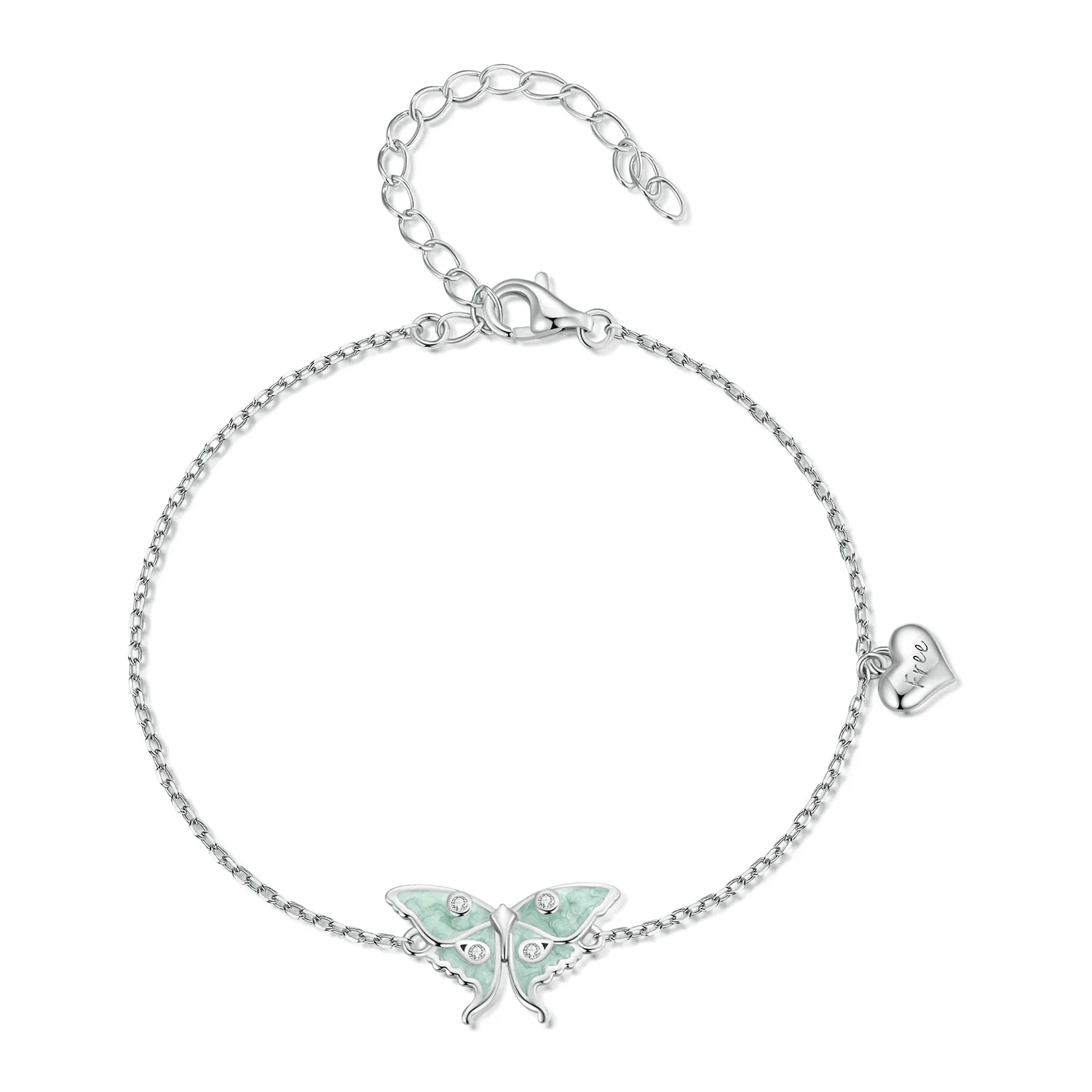 Pandora Style Wizard of Oz Butterfly Chain Bracelet - BSB118