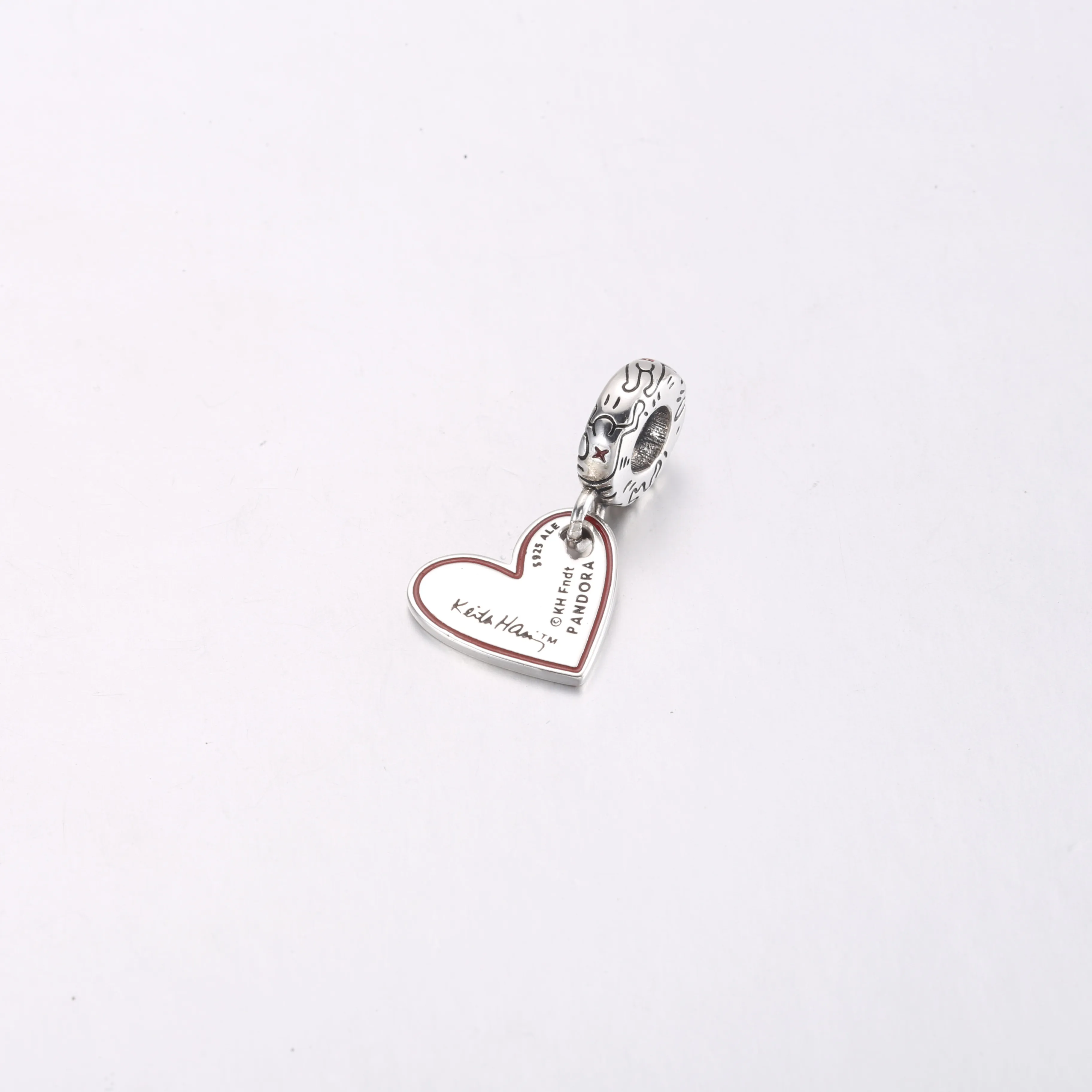 Keith Haring™ x Pandora Line Art People Heart Dangle Charm - 792215C01