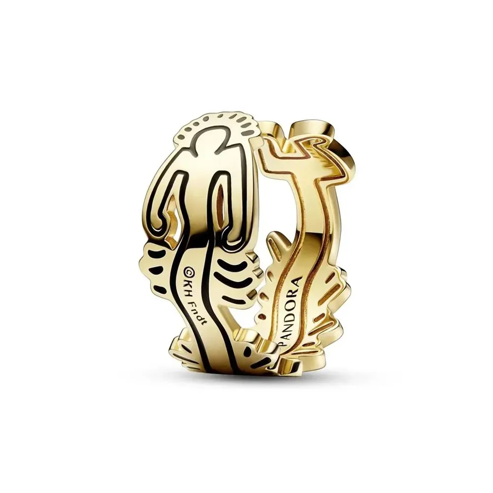 Keith Haring™ x Pandora Wavy Figure Open Ring - 162226C01