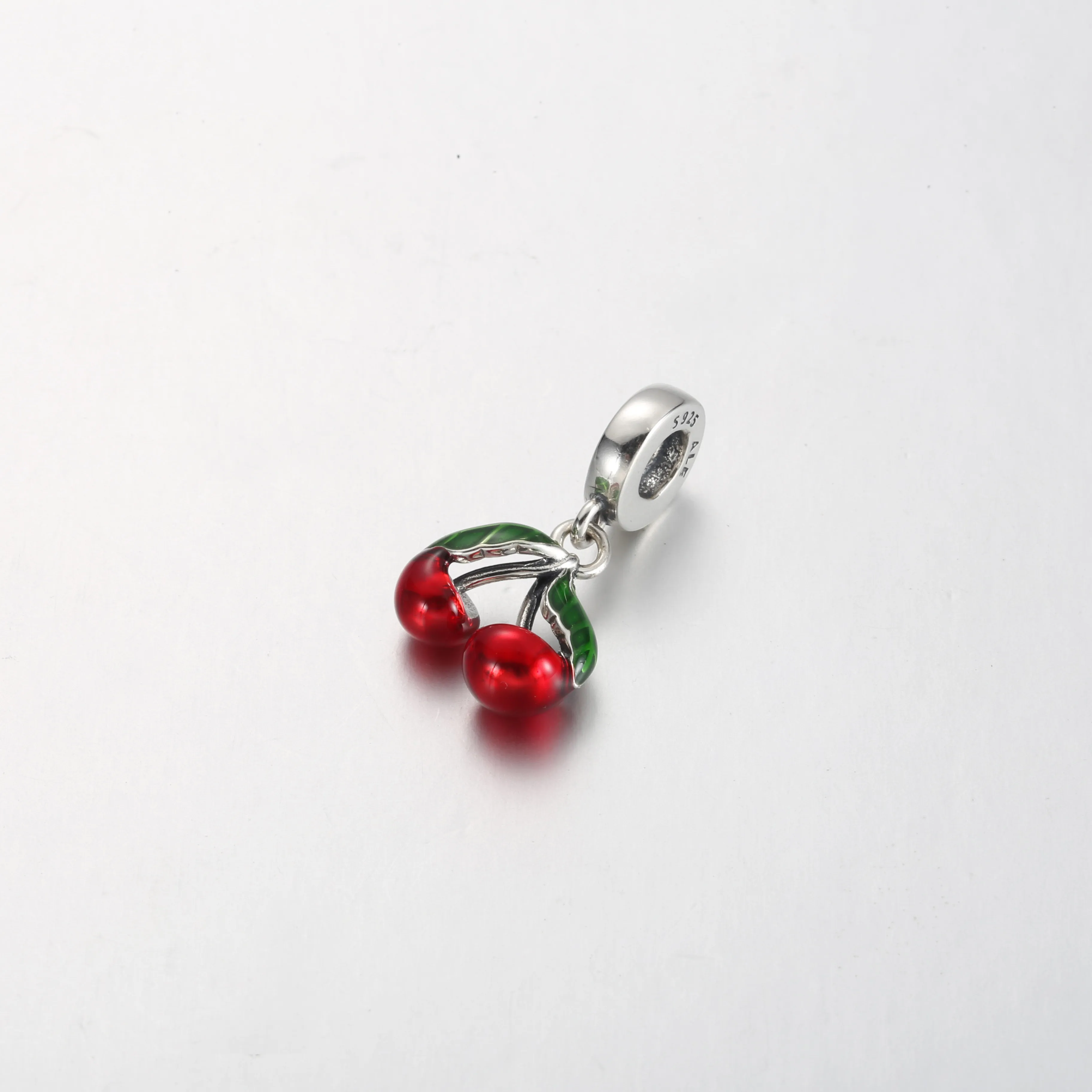 Pandora Asymmetrical Cherry Fruit Dangle Charm - 791583C01