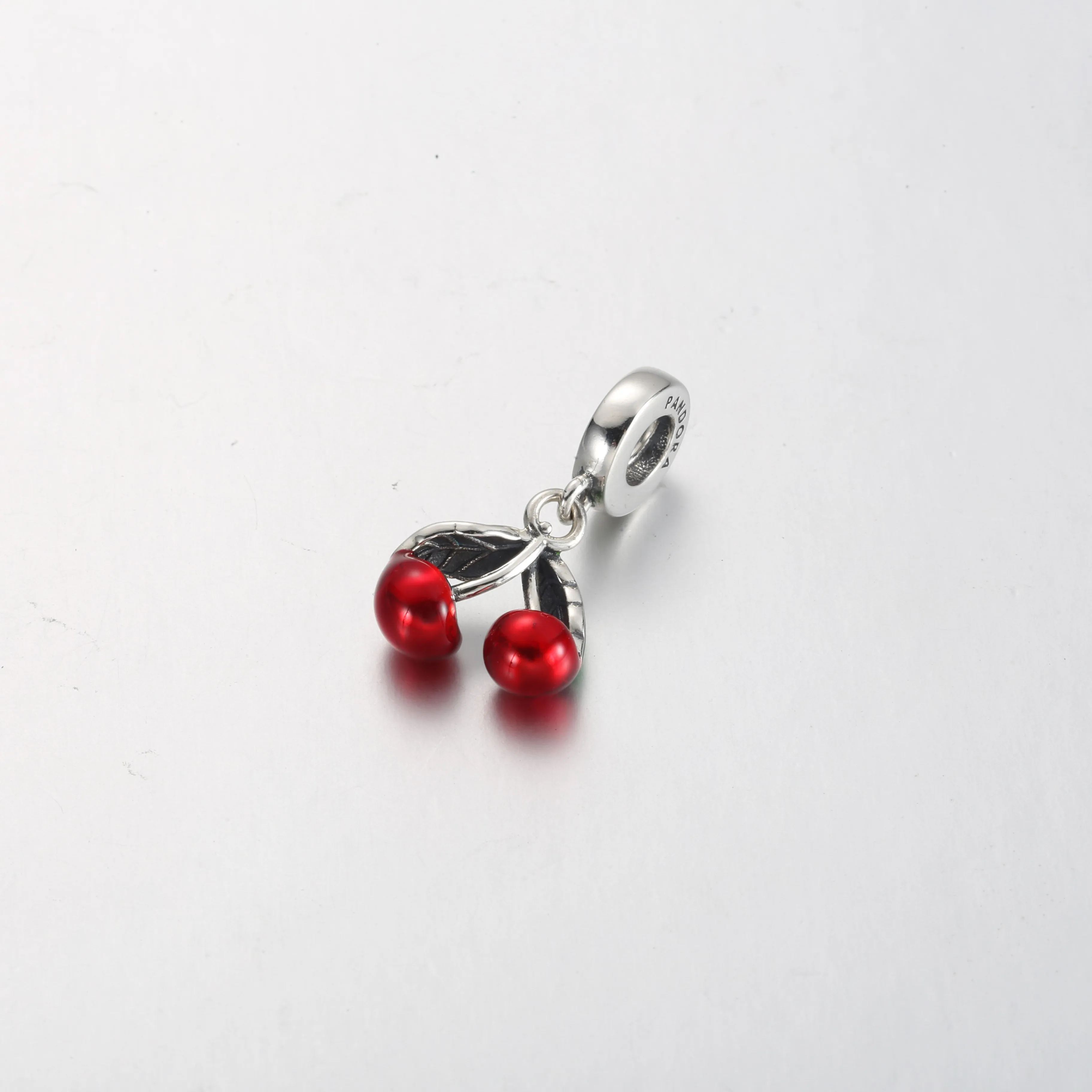 Pandora Asymmetrical Cherry Fruit Dangle Charm - 791583C01