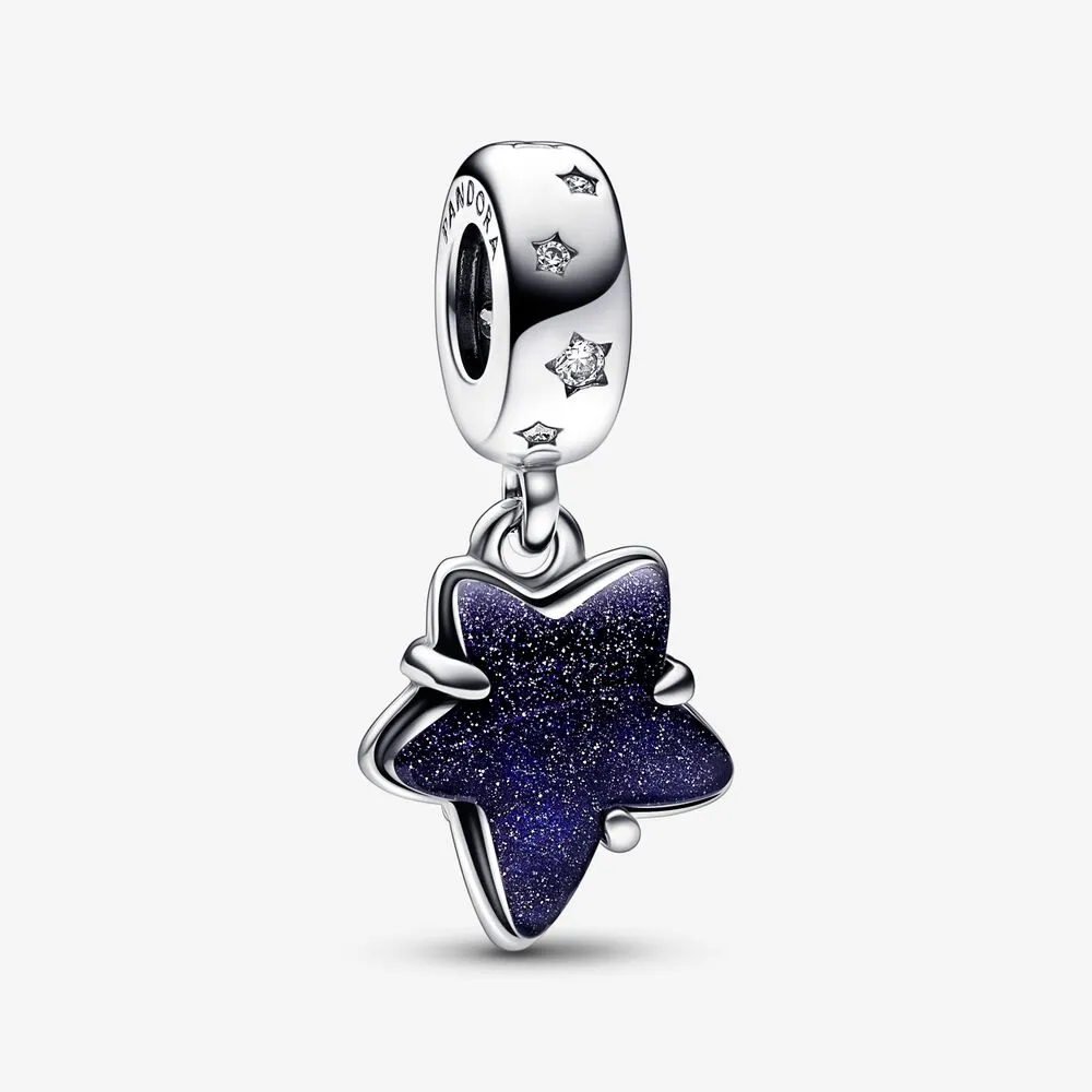 Pandora Celestial Galaxy Star Murano Dangle Charm - 792368C01