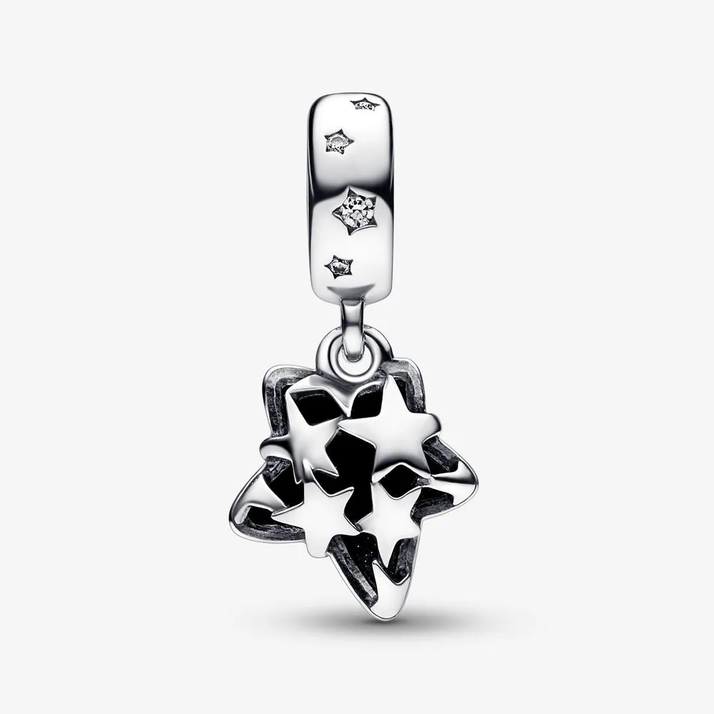 Pandora Celestial Galaxy Star Murano Dangle Charm - 792368C01