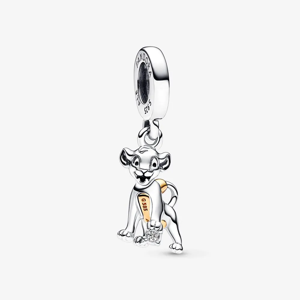 Pandora Disney 100th Anniversary Simba Lab-grown Diamond Dangle Charm - 792749C01