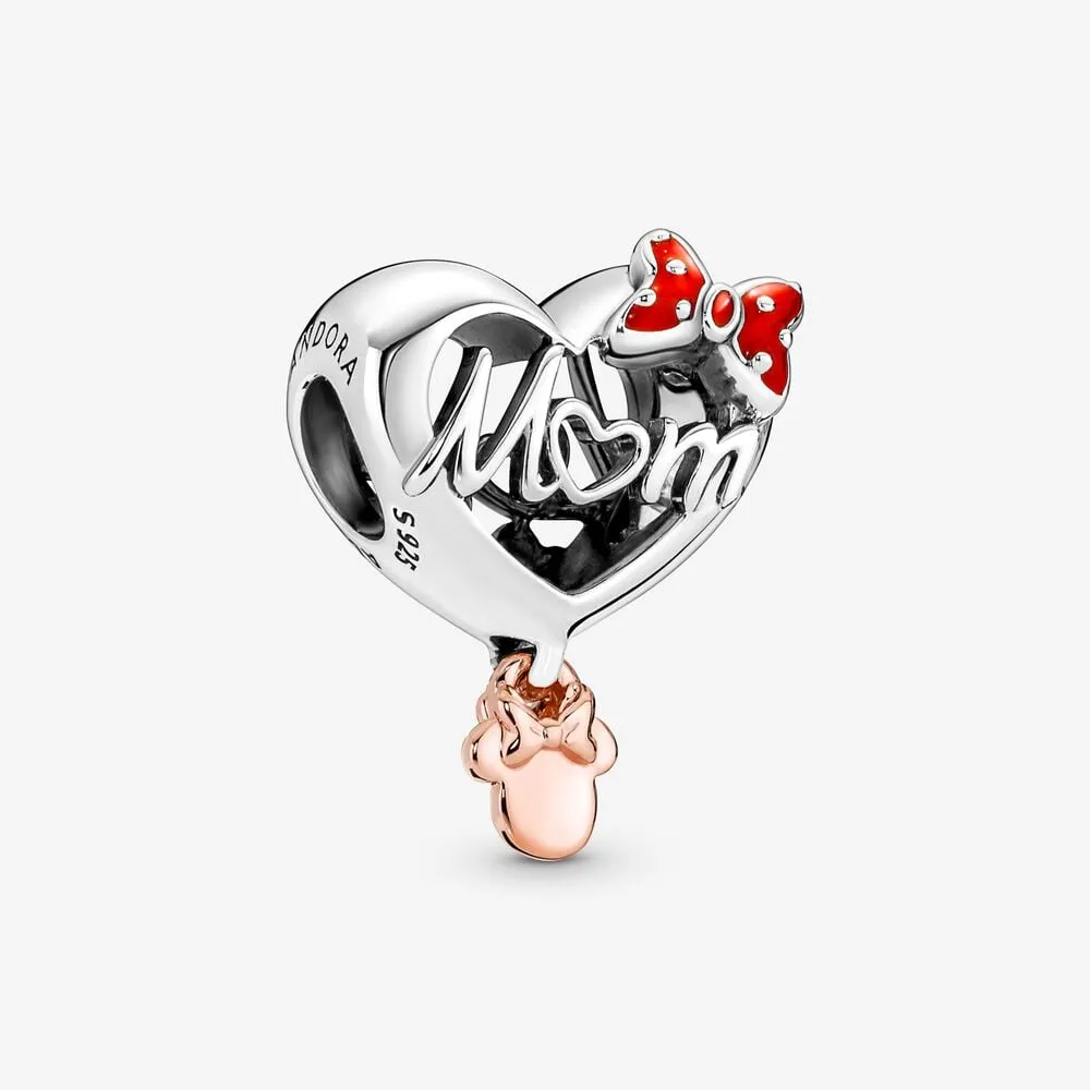 pandora disney minnie mouse mom heart charm 781142c01