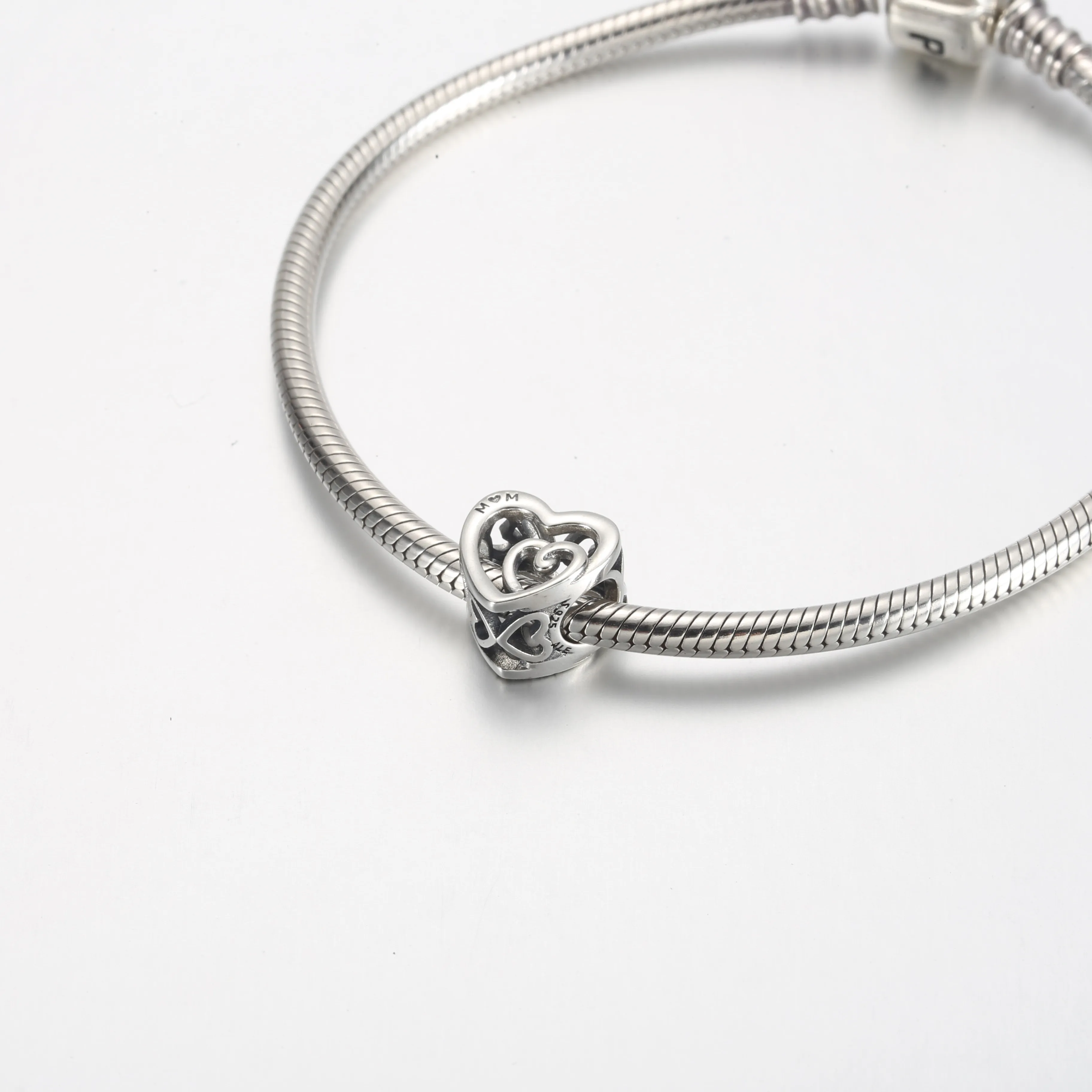 Pandora Entwined Infinite Hearts Charm - 790800C00