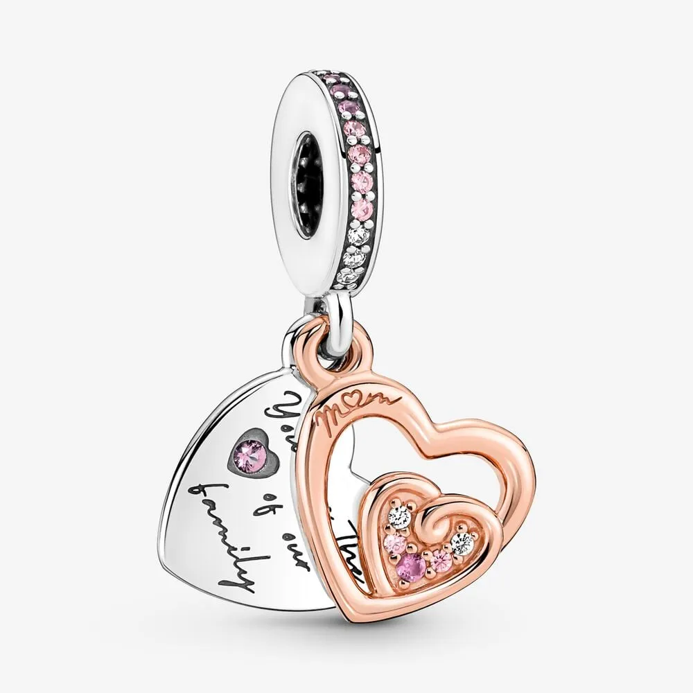 Pandora Entwined Infinite Hearts Double Dangle Charm - 781020C01