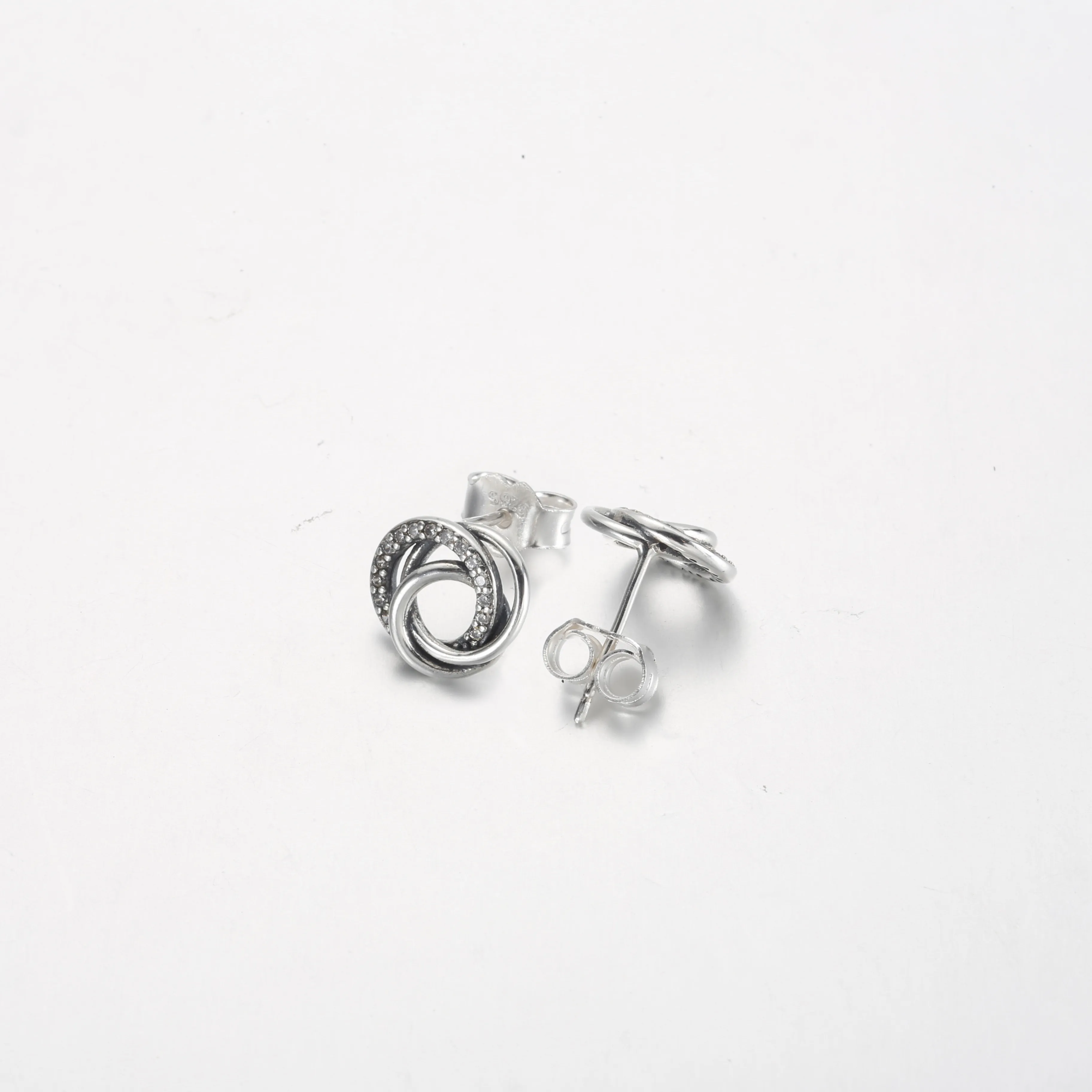 Pandora Family Always Encircled Stud Earrings - 291076C01