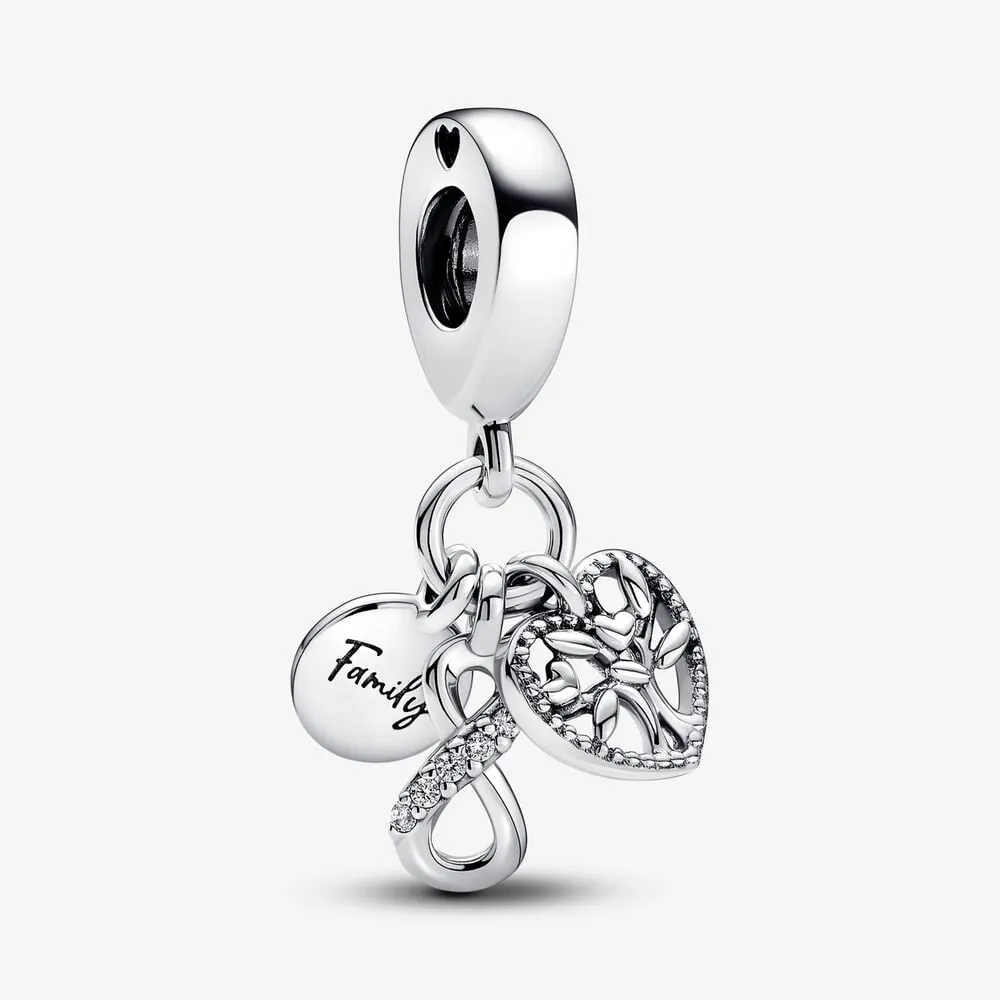 pandora family infinity triple dangle charm 792201c01