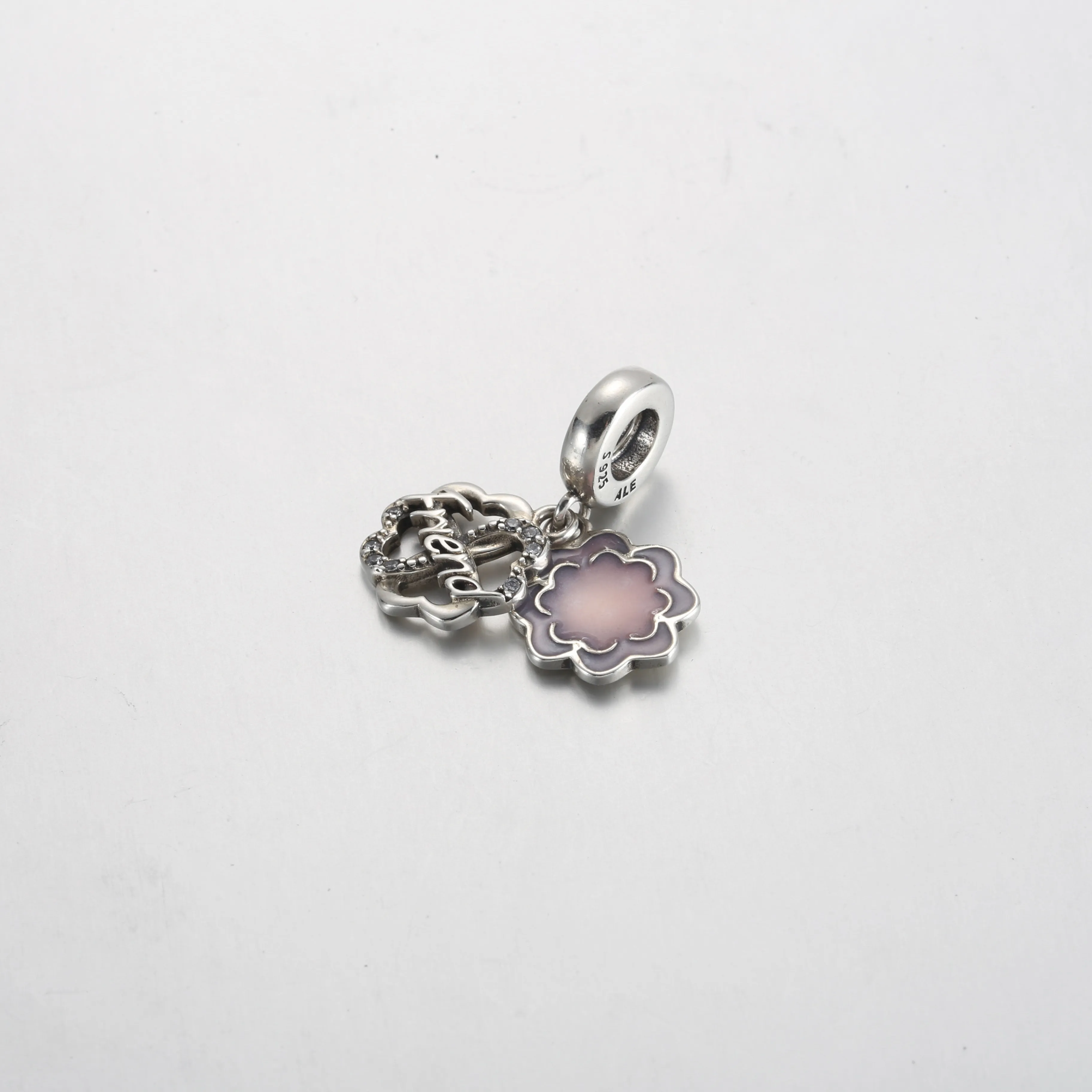 Pandora Four-leaf Clover Friendship Double Dangle Charm - 792245C01