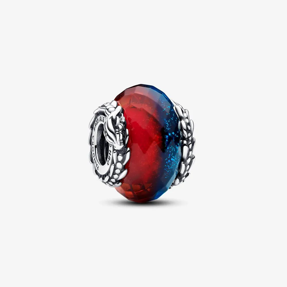 pandora game of thrones ice fire dragons dual murano glass charm 792966c00