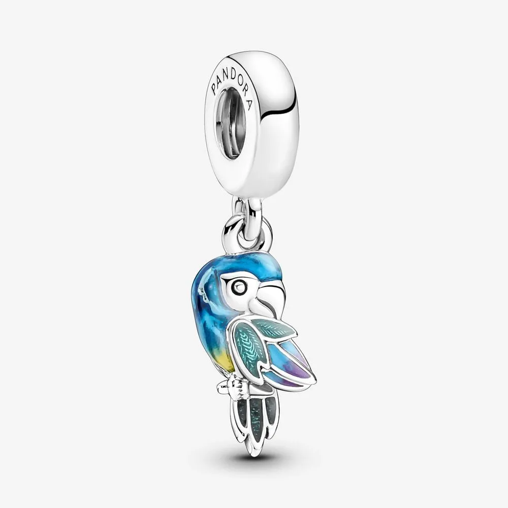 pandora jungle paradise parrot dangle charm 791679c01