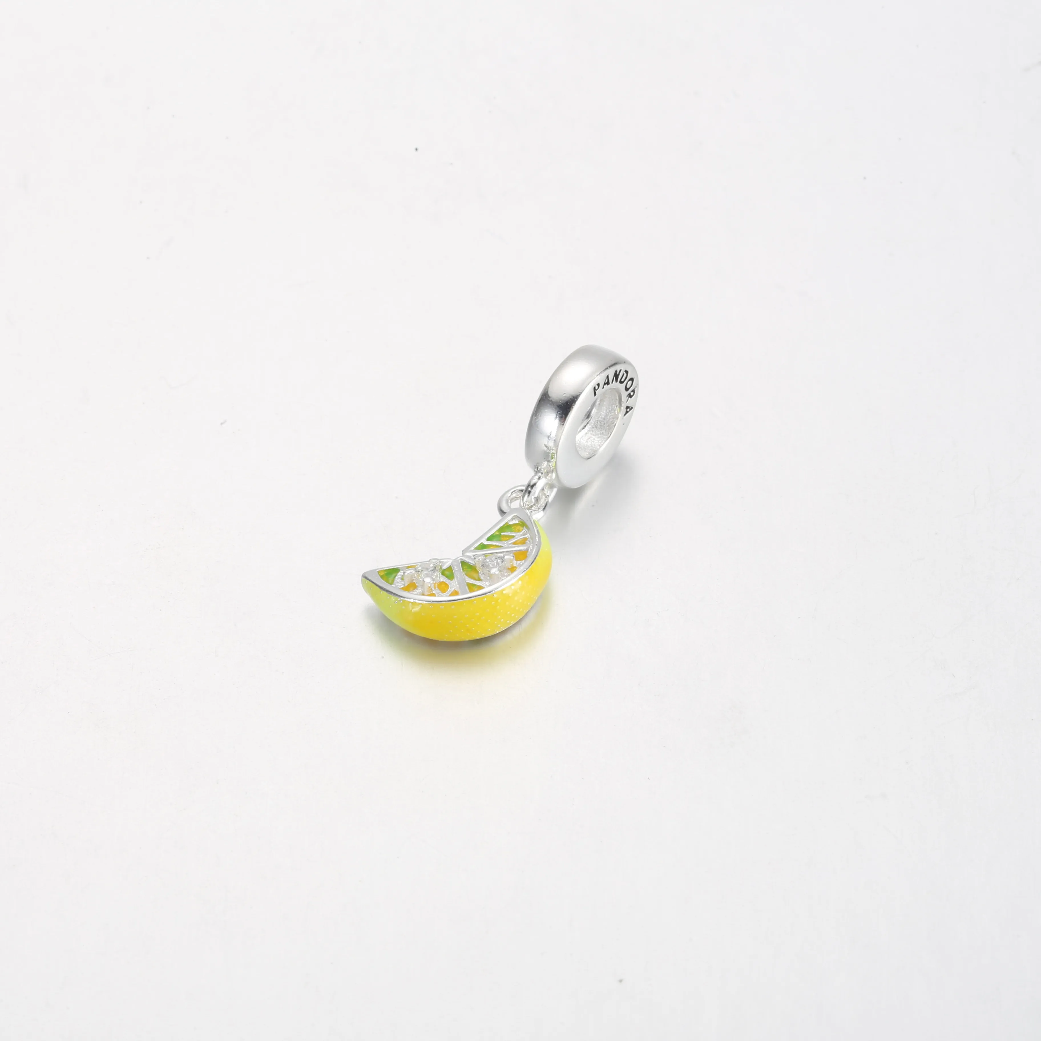 Pandora Lemon Slice Sparkling Fruit Dangle Charm - 791696C01