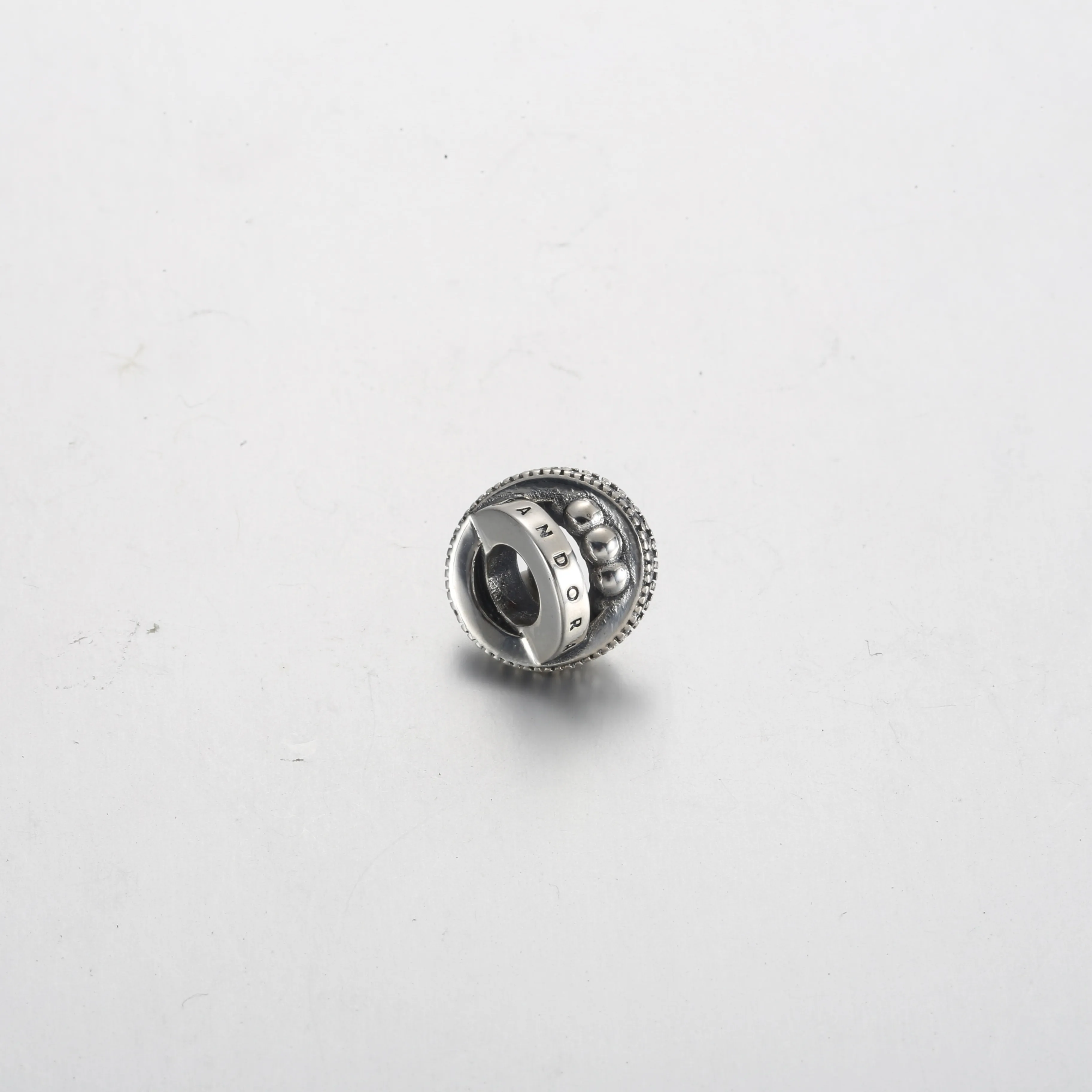 Pandora Logo, Pavé & Beads Charm - 792317C01