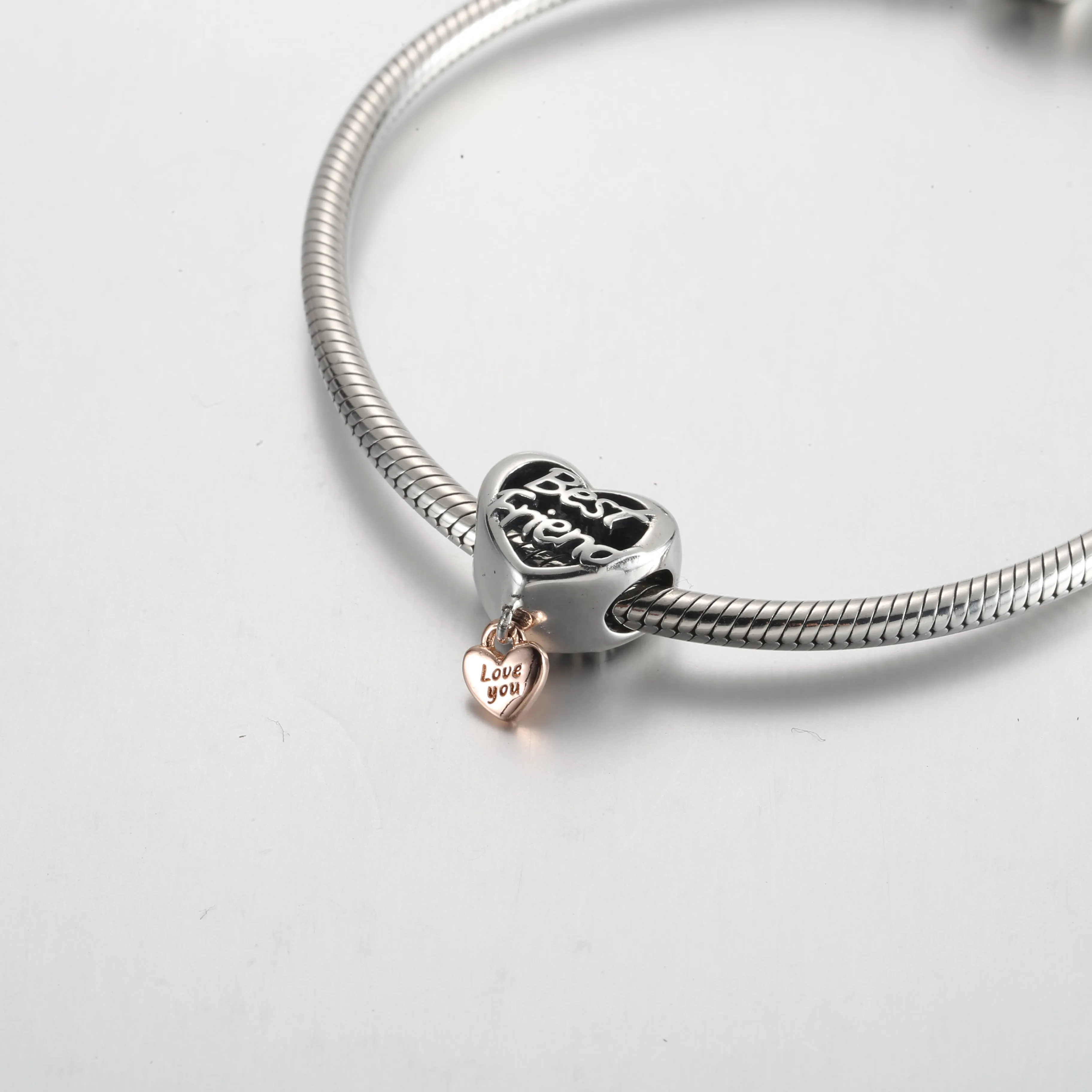 Pandora Love You Best Friend Heart Charm - 782243C00