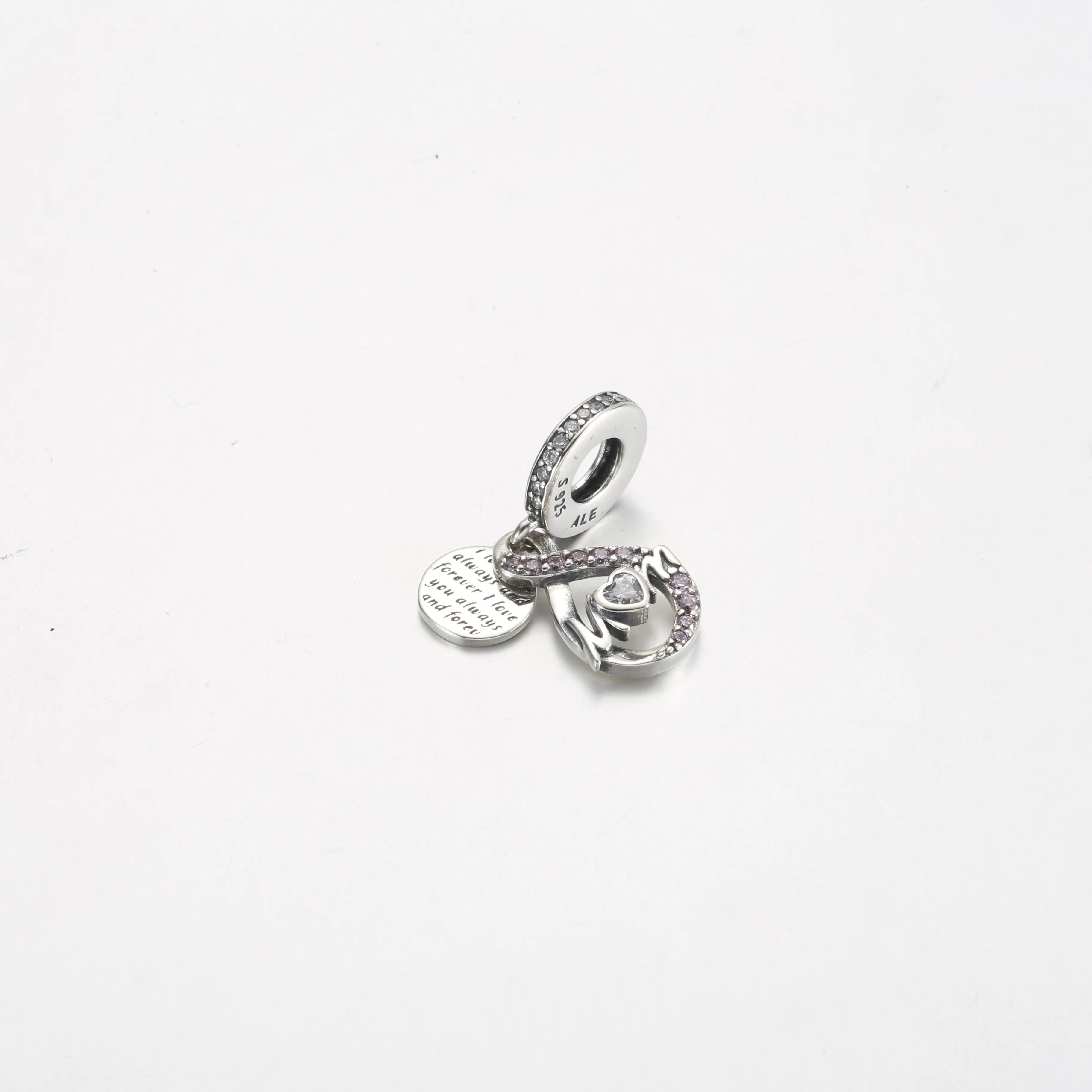 Pandora Mom Infinity Pavé Double Dangle Charm - 791468C01