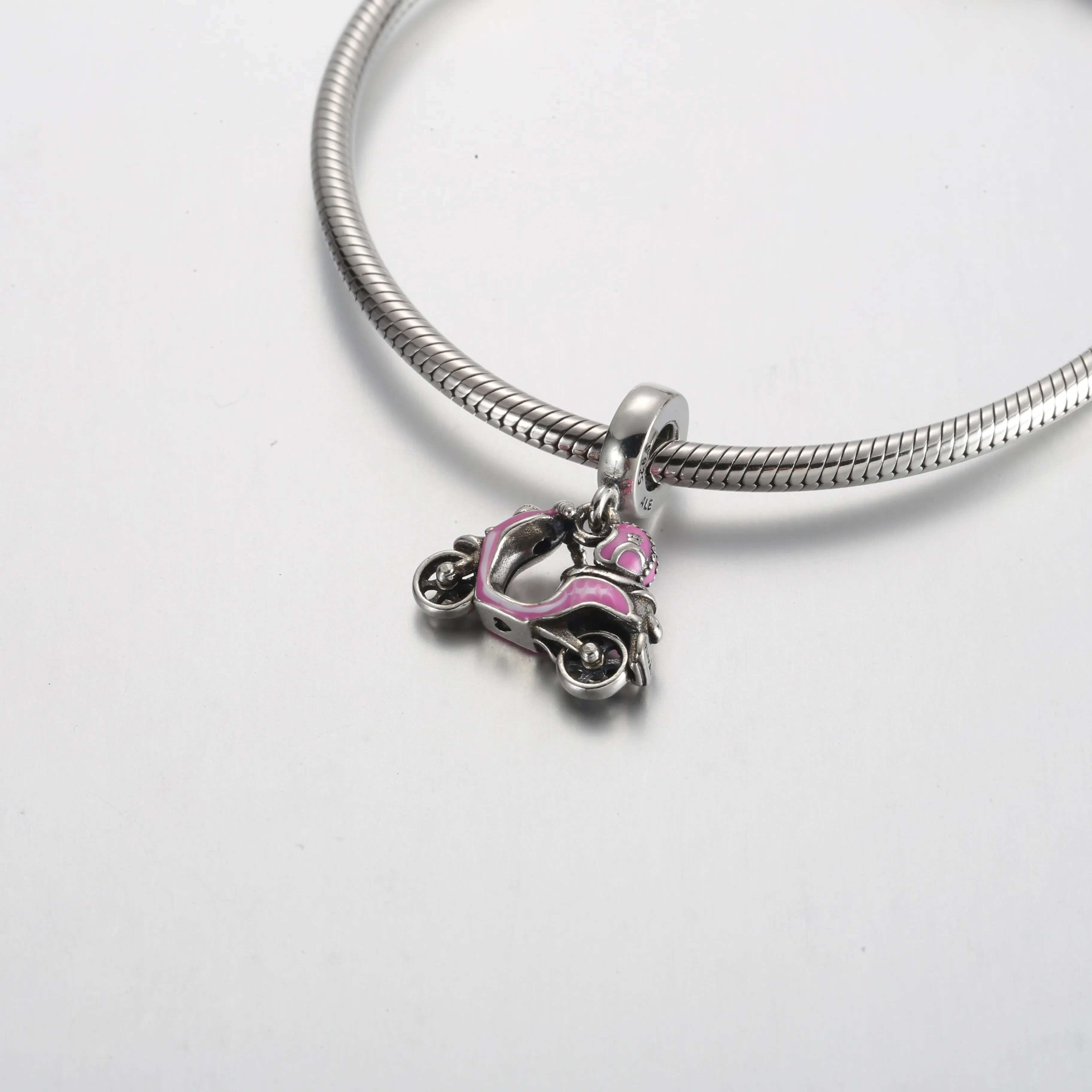 Pandora Pink Scooter Dangle Charm - 791057C01