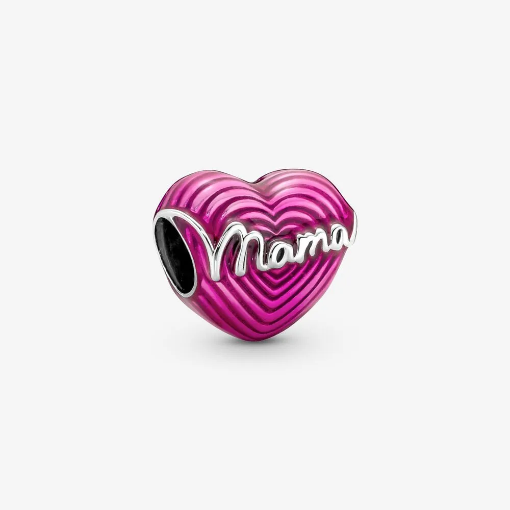 pandora radiating love mama heart charm 791505c01