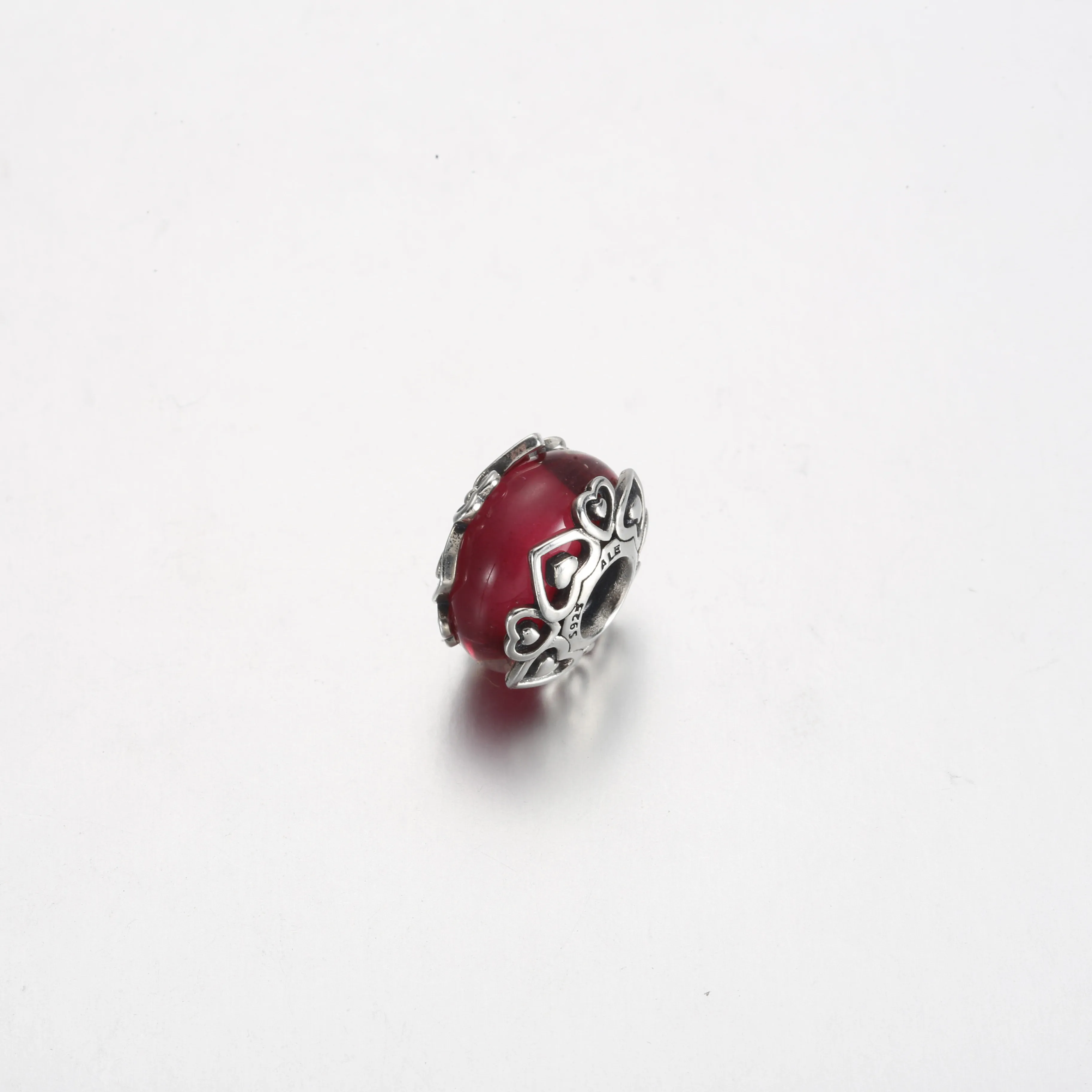 Pandora Reveal Your Love Pink Murano Glass Charm - 791159C00