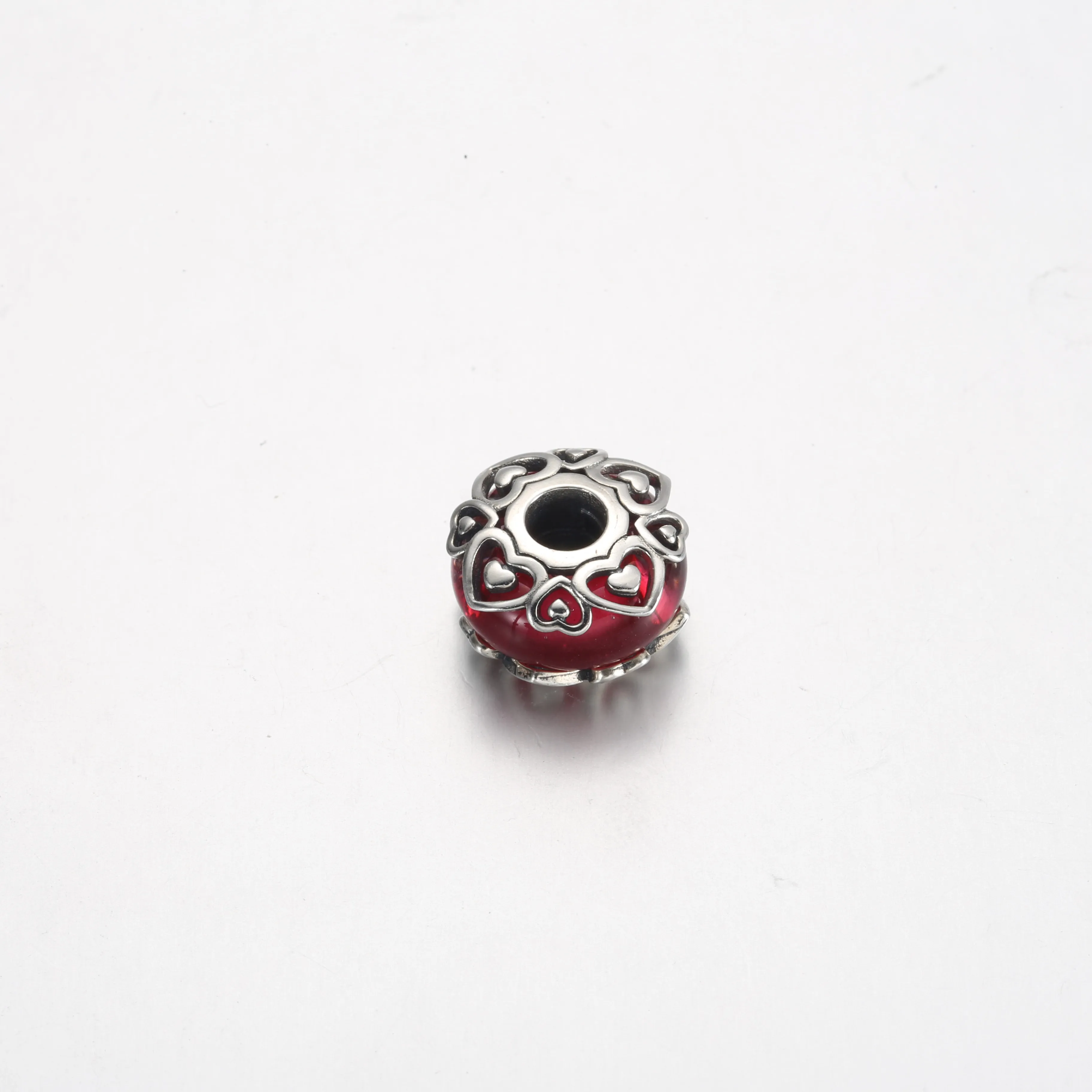 Pandora Reveal Your Love Pink Murano Glass Charm - 791159C00