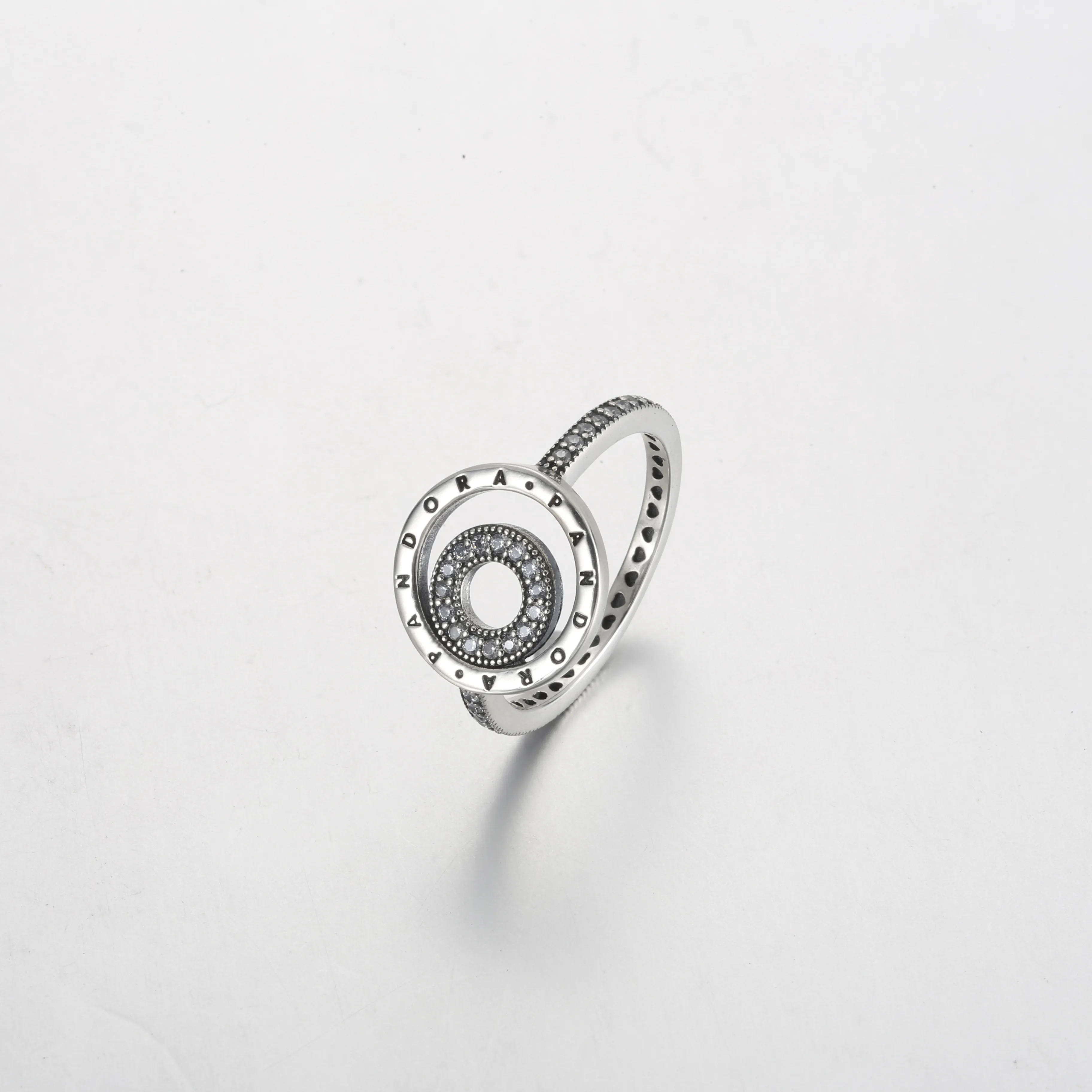 Pandora Signature Logo Circles Pavé Ring - 192316C01