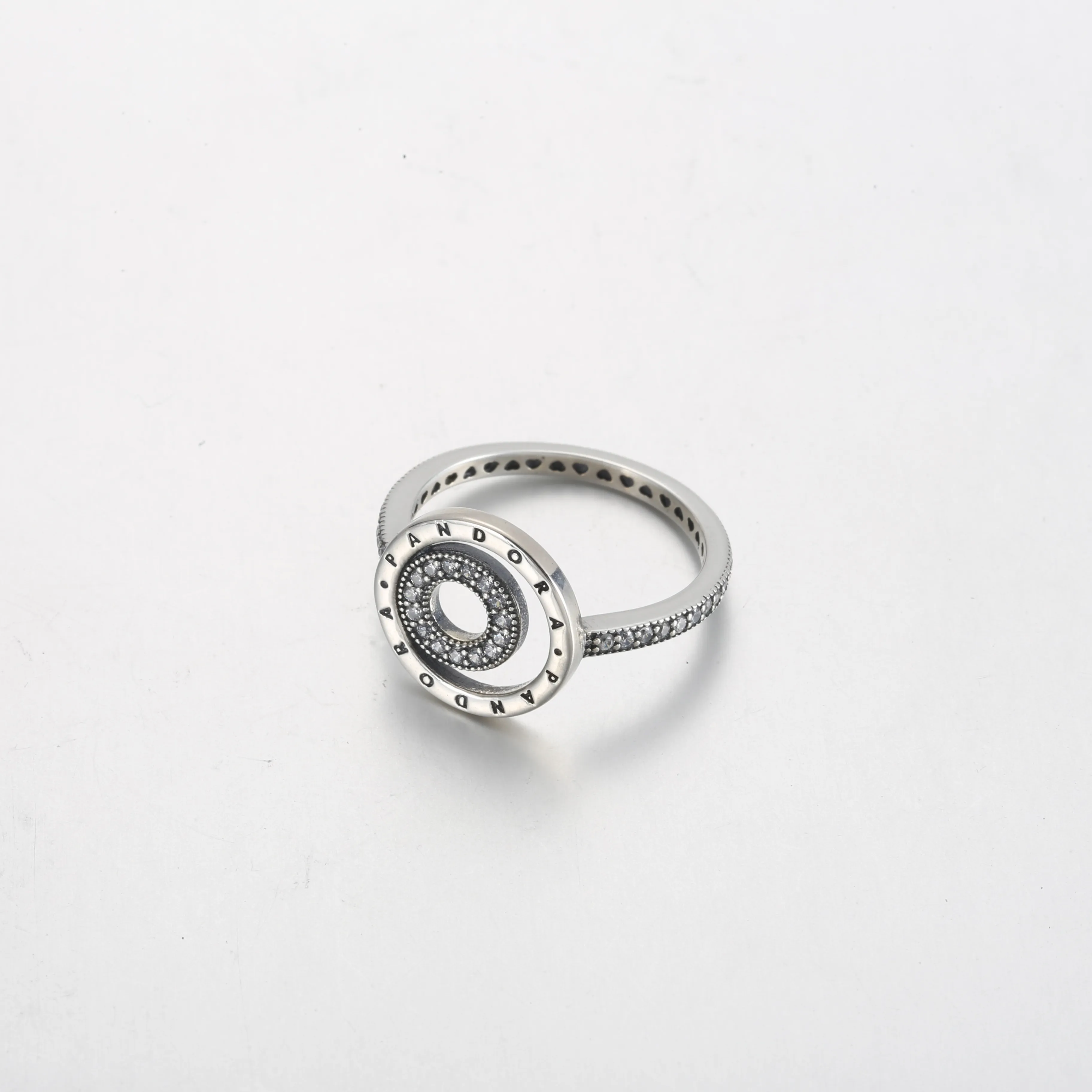 Pandora Signature Logo Circles Pavé Ring - 192316C01