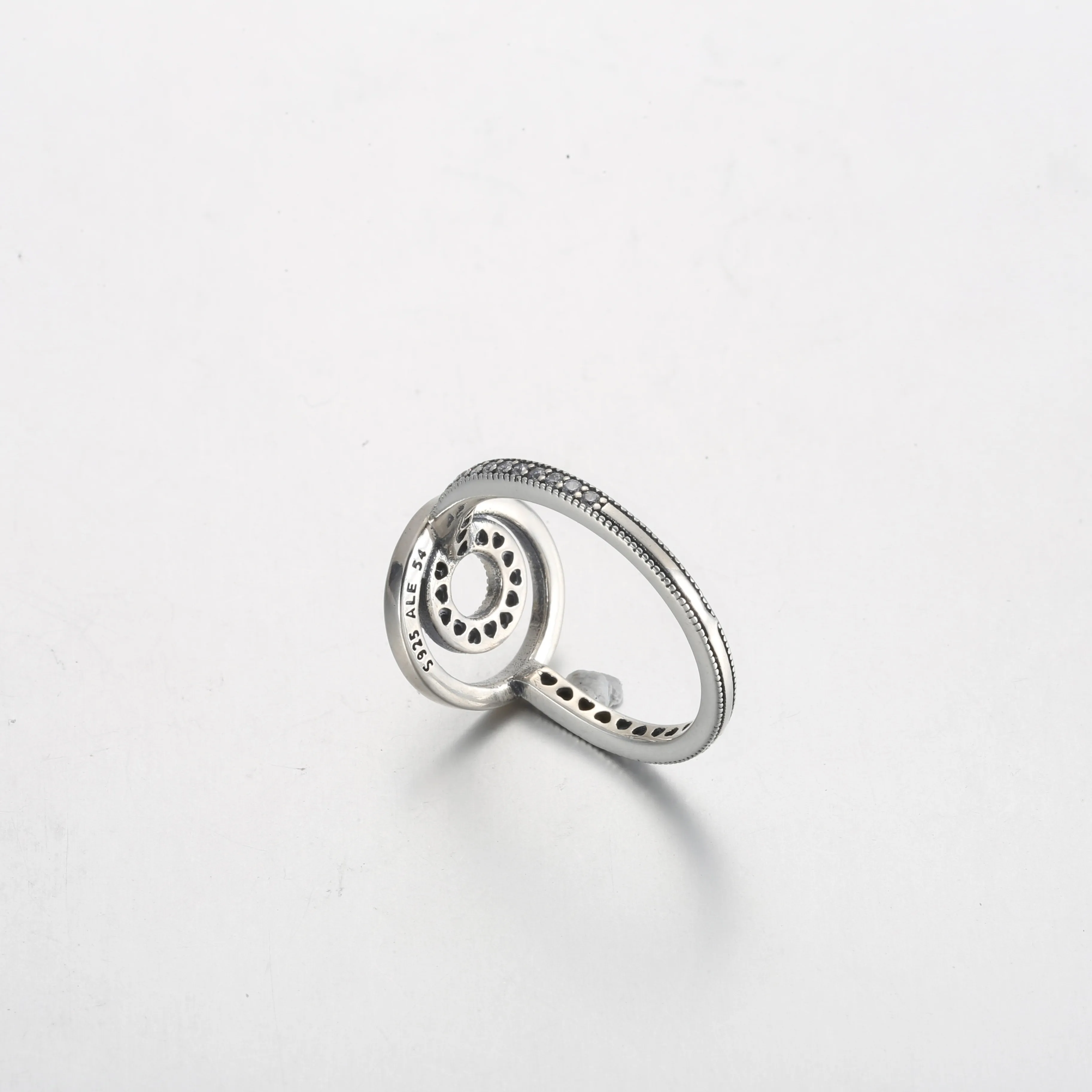 Pandora Signature Logo Circles Pavé Ring - 192316C01