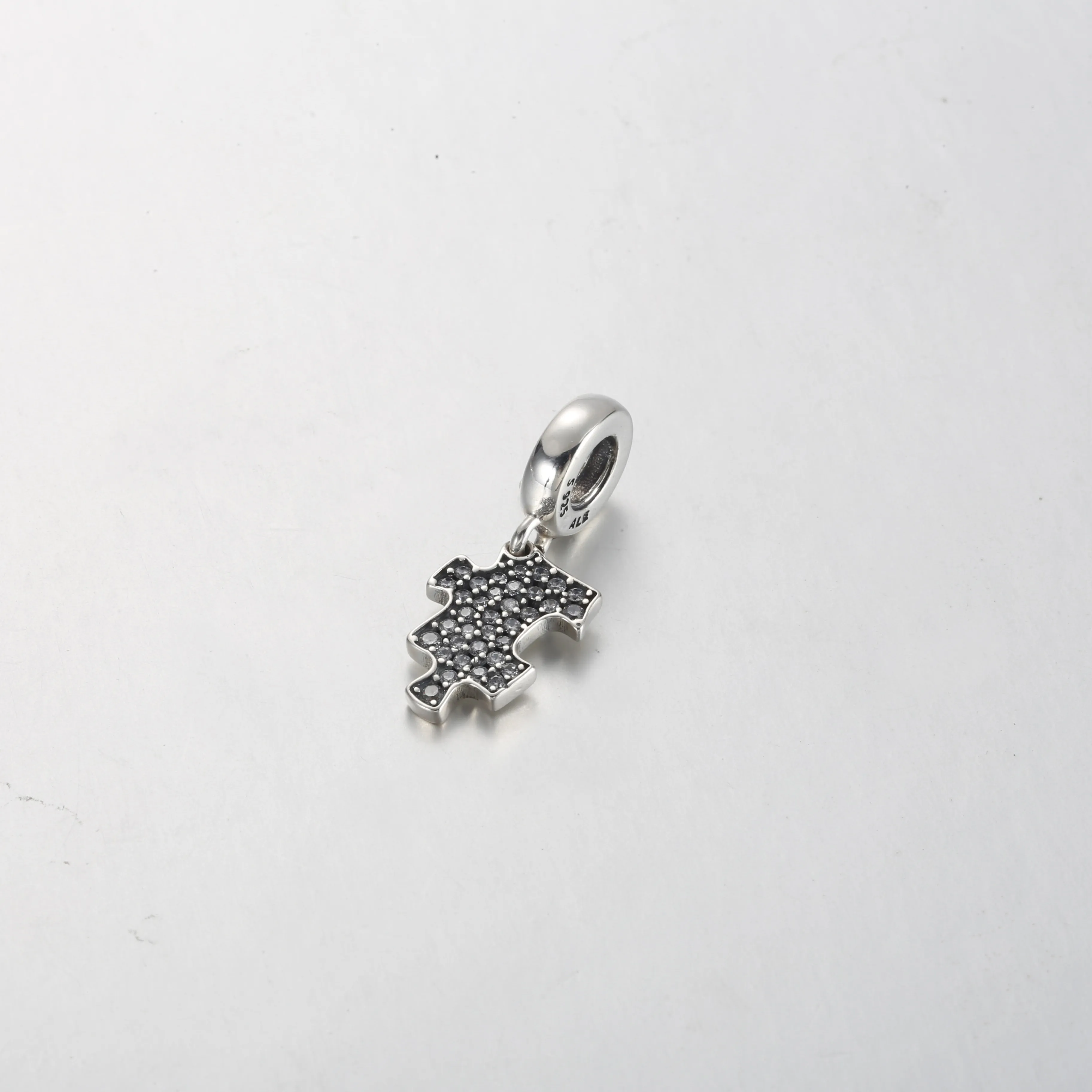 Pandora Sparkling Puzzle Piece Dangle Charm - 792241C01