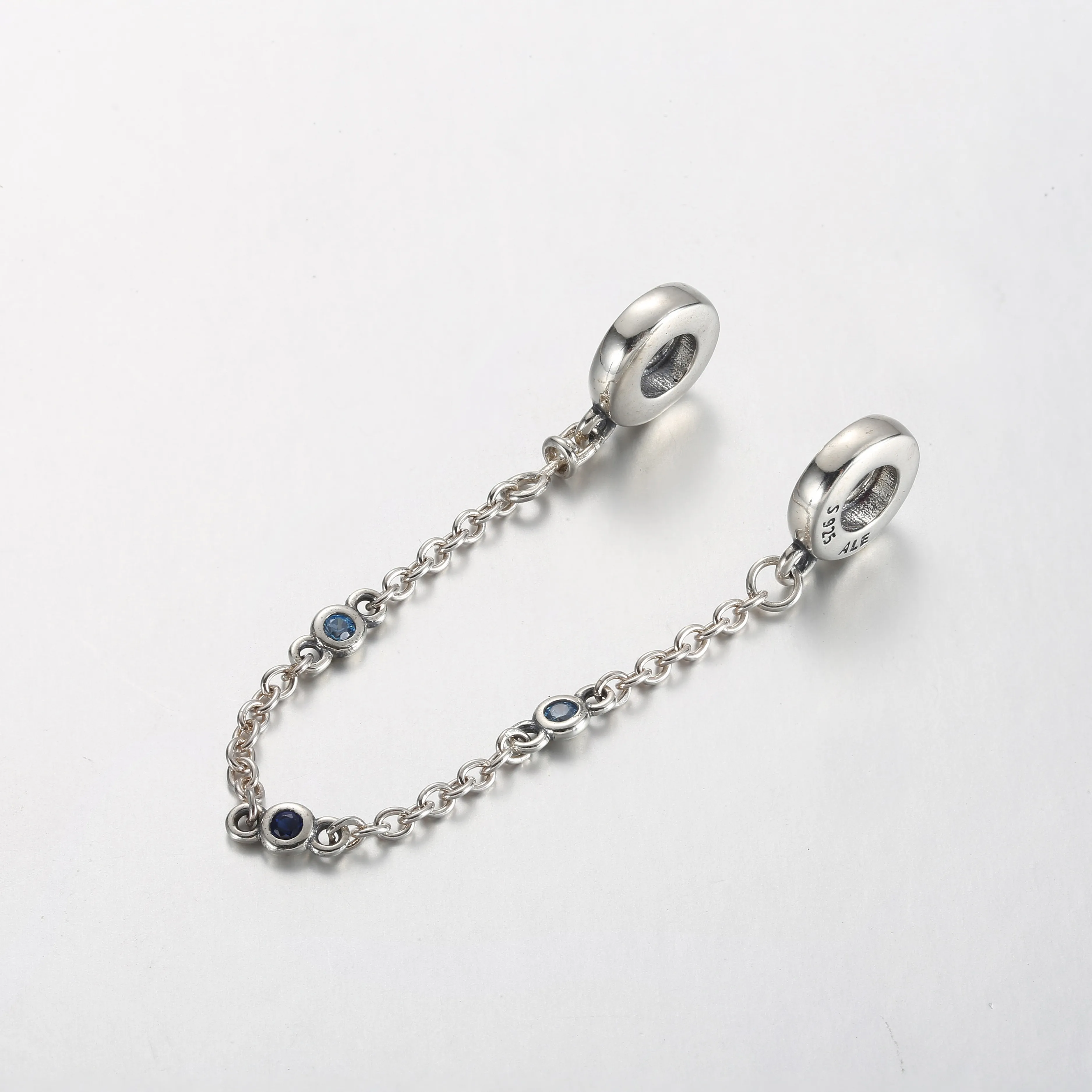 Pandora Triple Blue Stone Safety Chain - 791688C01