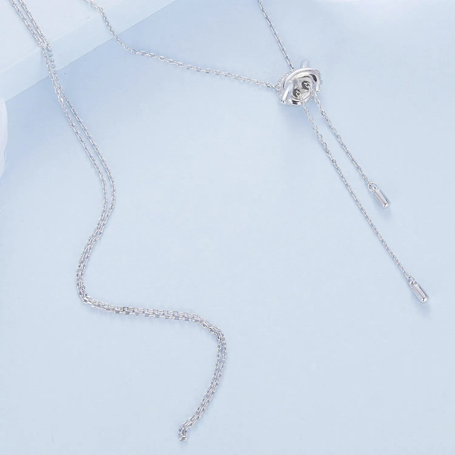 PANDORA Style Knot Pull Y Necklace - BSN370