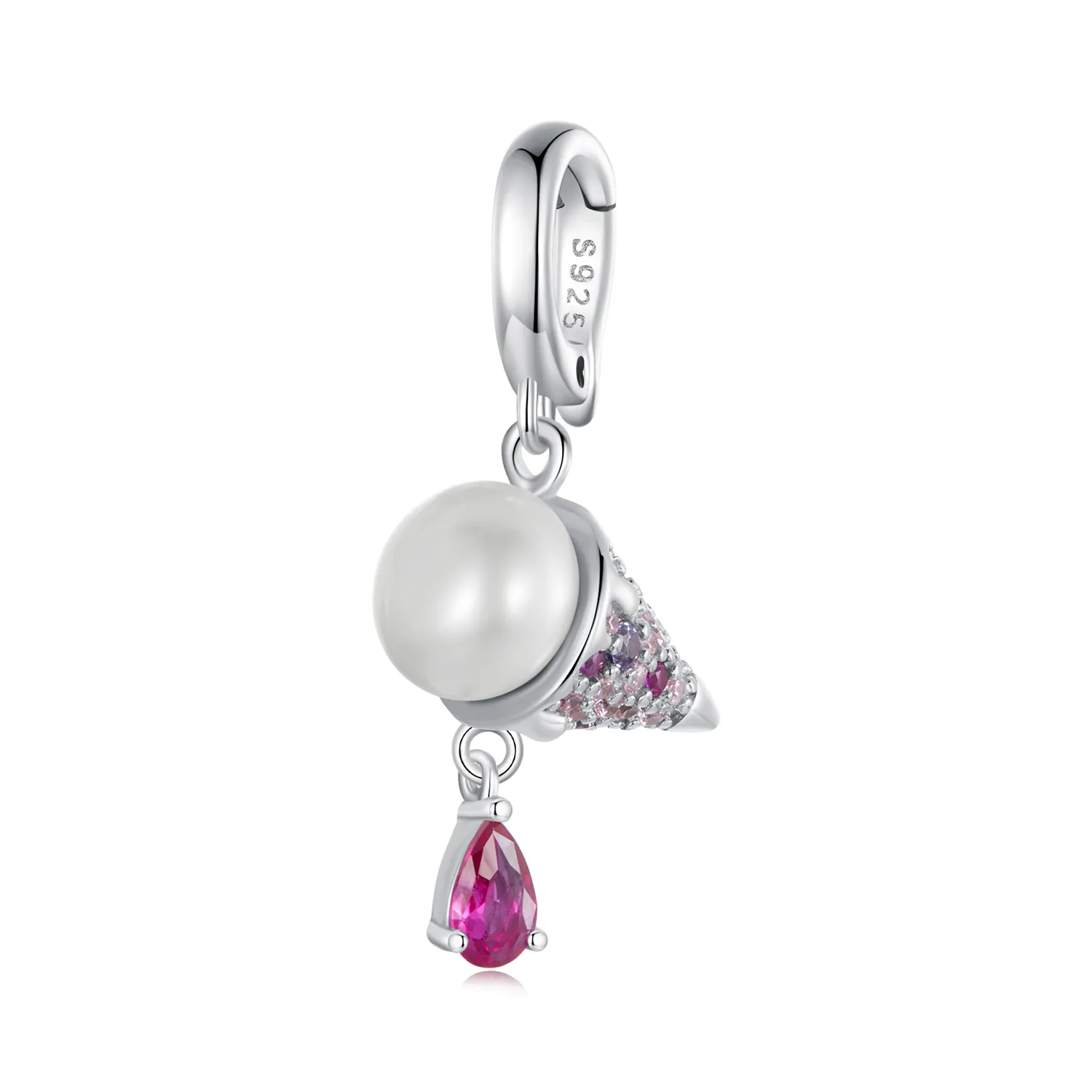 PANDORA Style Natural Pearl Ice Cream Charm - BSC962