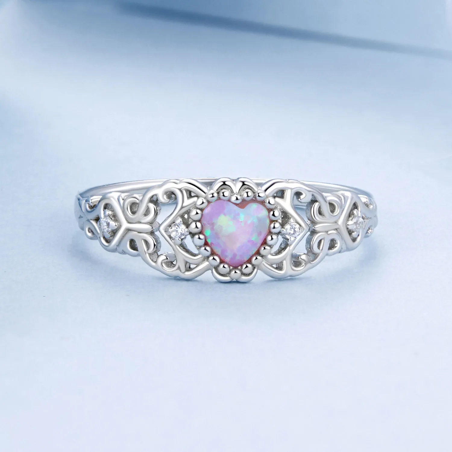 PANDORA Style Pink Opal Ring - BSR512