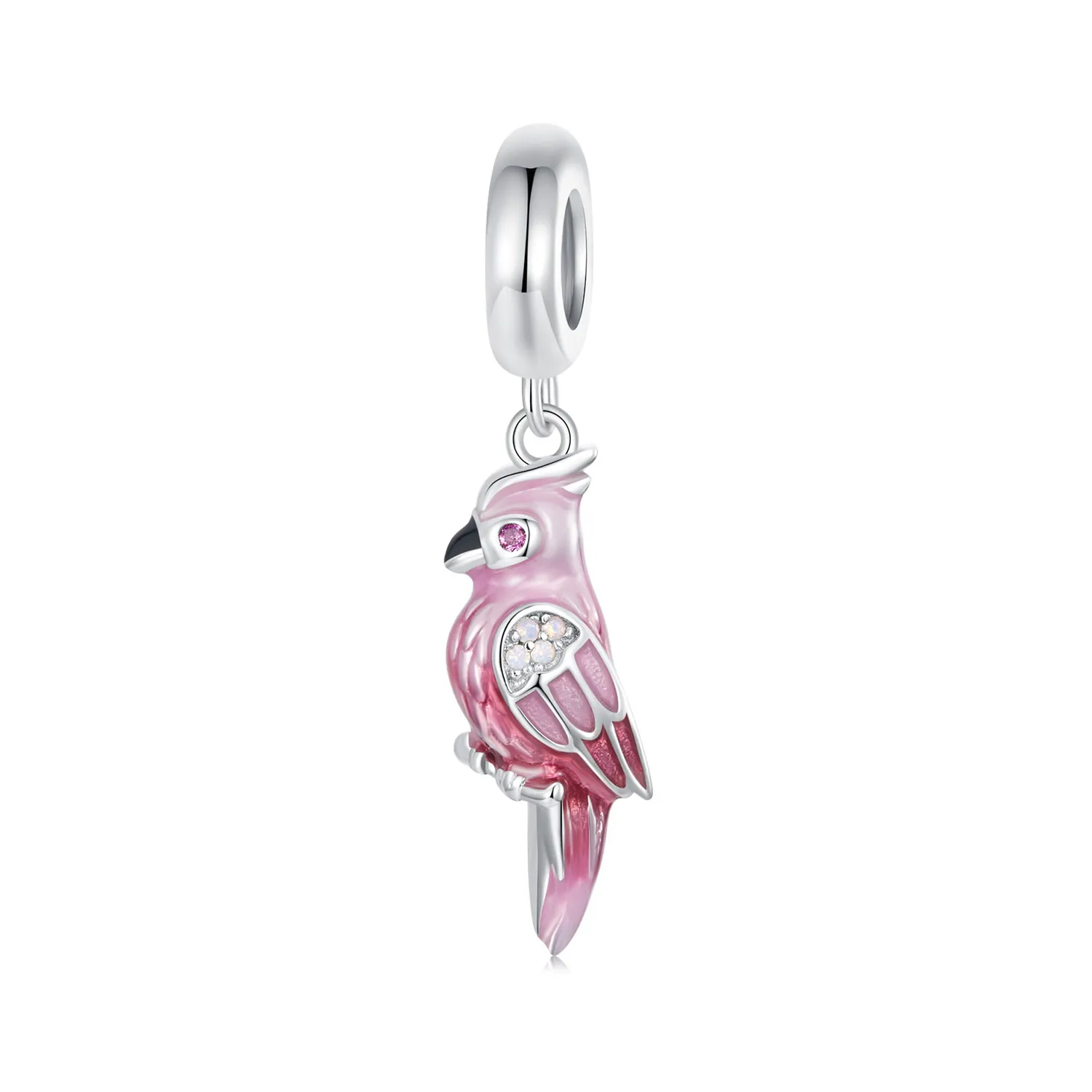 PANDORA Style Pink Parrot Charm - BSC971