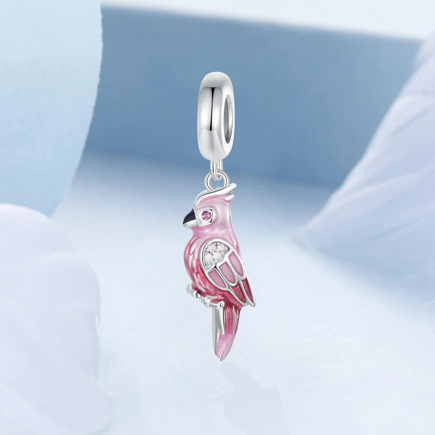 PANDORA Style Pink Parrot Charm - BSC971