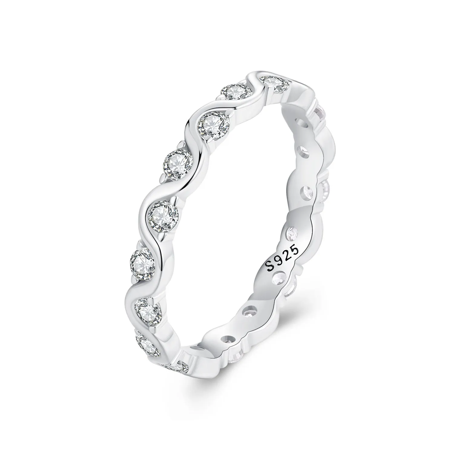 pandora style wave ring bsr515