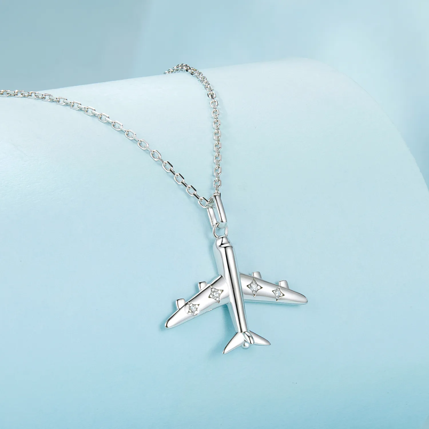 PANDORA Style Airplane Necklace - SCN522