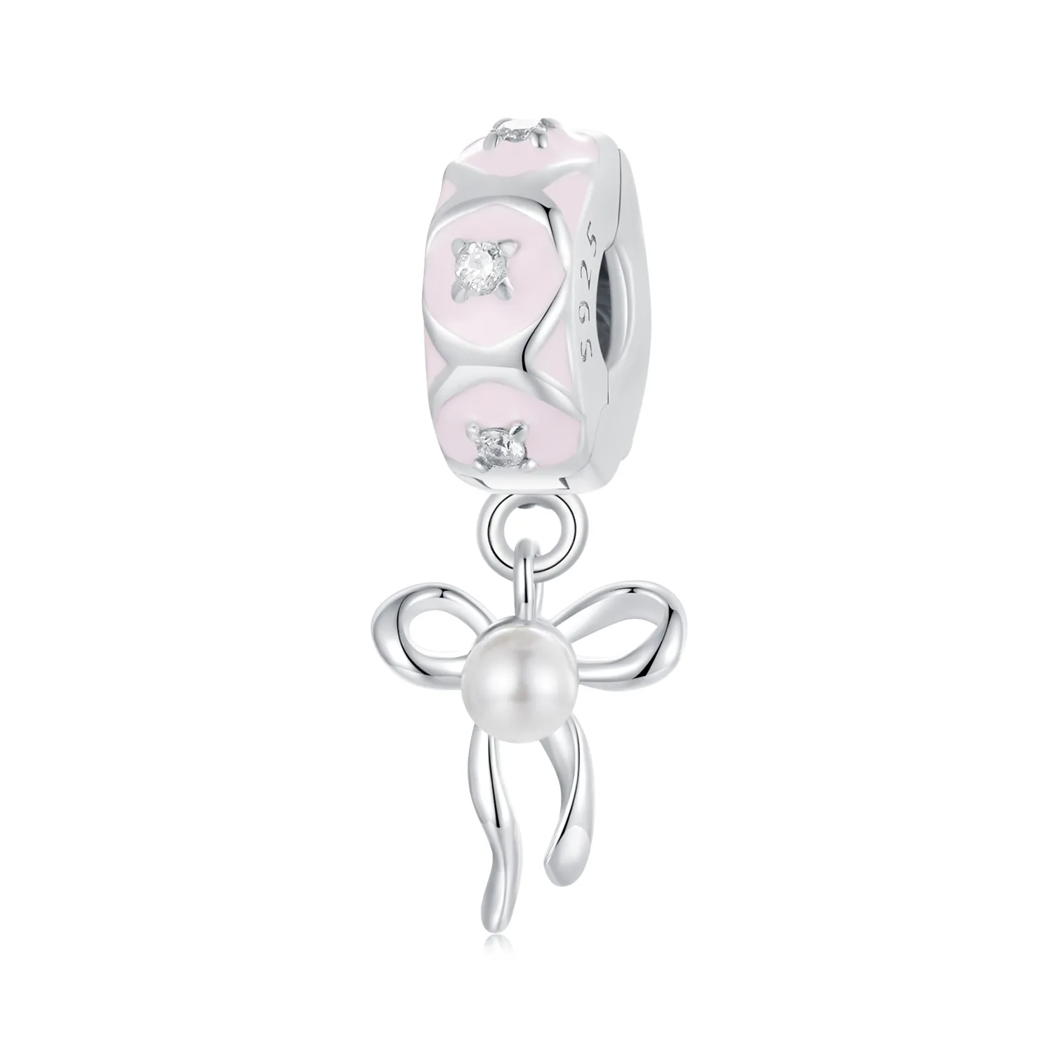 PANDORA Style Ballet Bow Positioning Buckle Charm - SCC2763