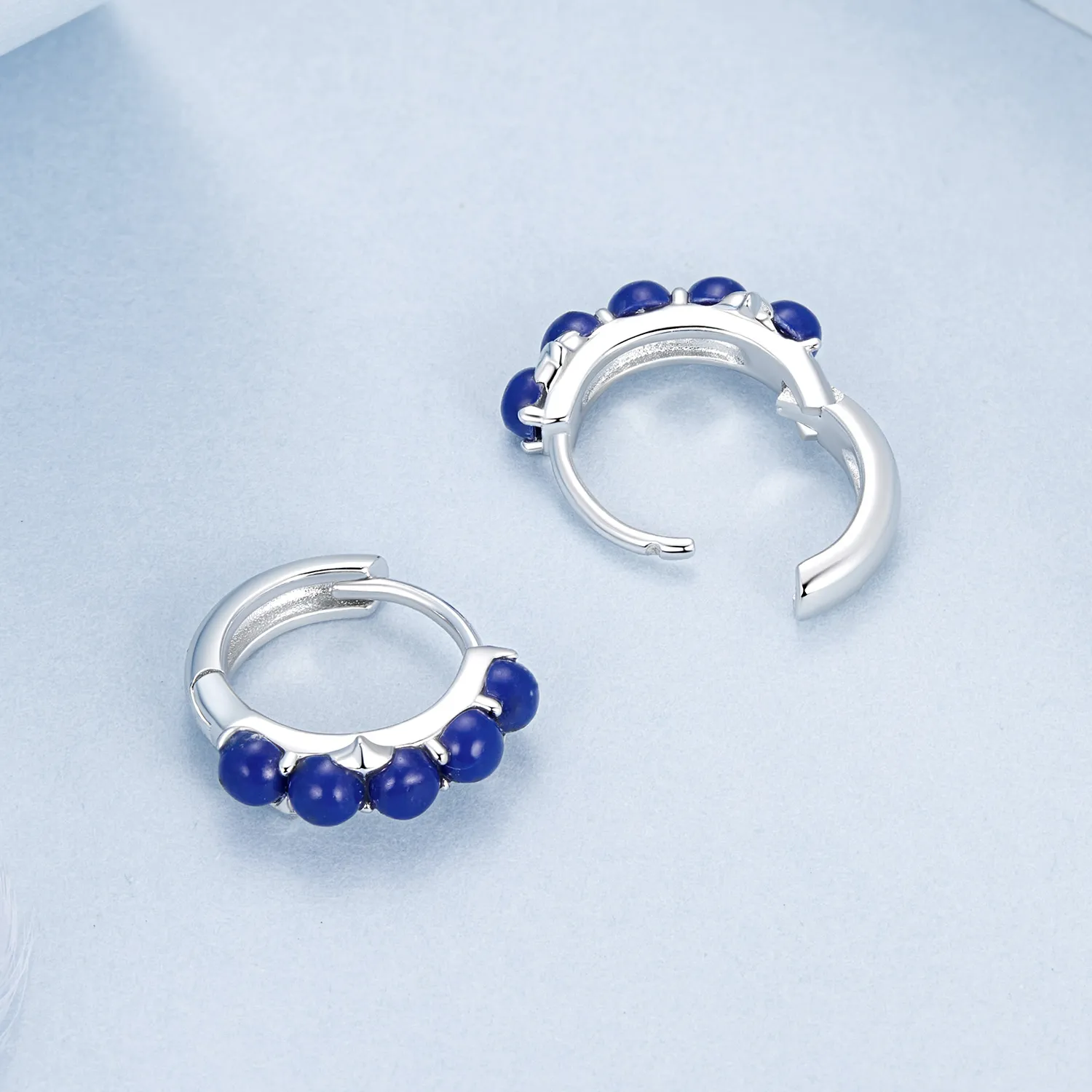 PANDORA Style Blue ball Earrings - BSE984