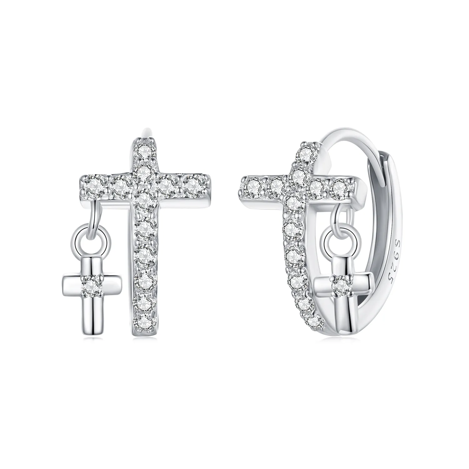 PANDORA Style Cross Earrings - BSE1002