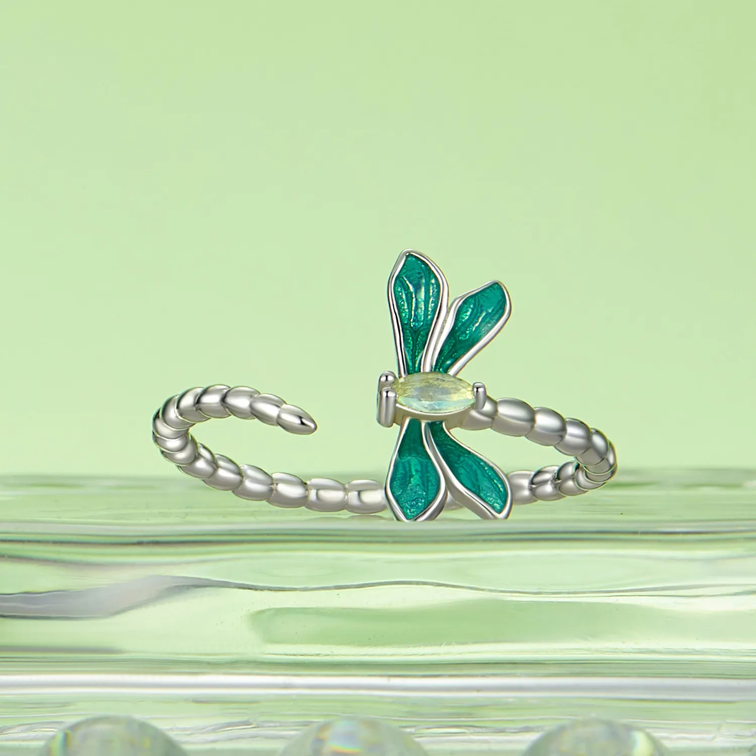 PANDORA Style Dragonfly Open Ring - BSR537-E