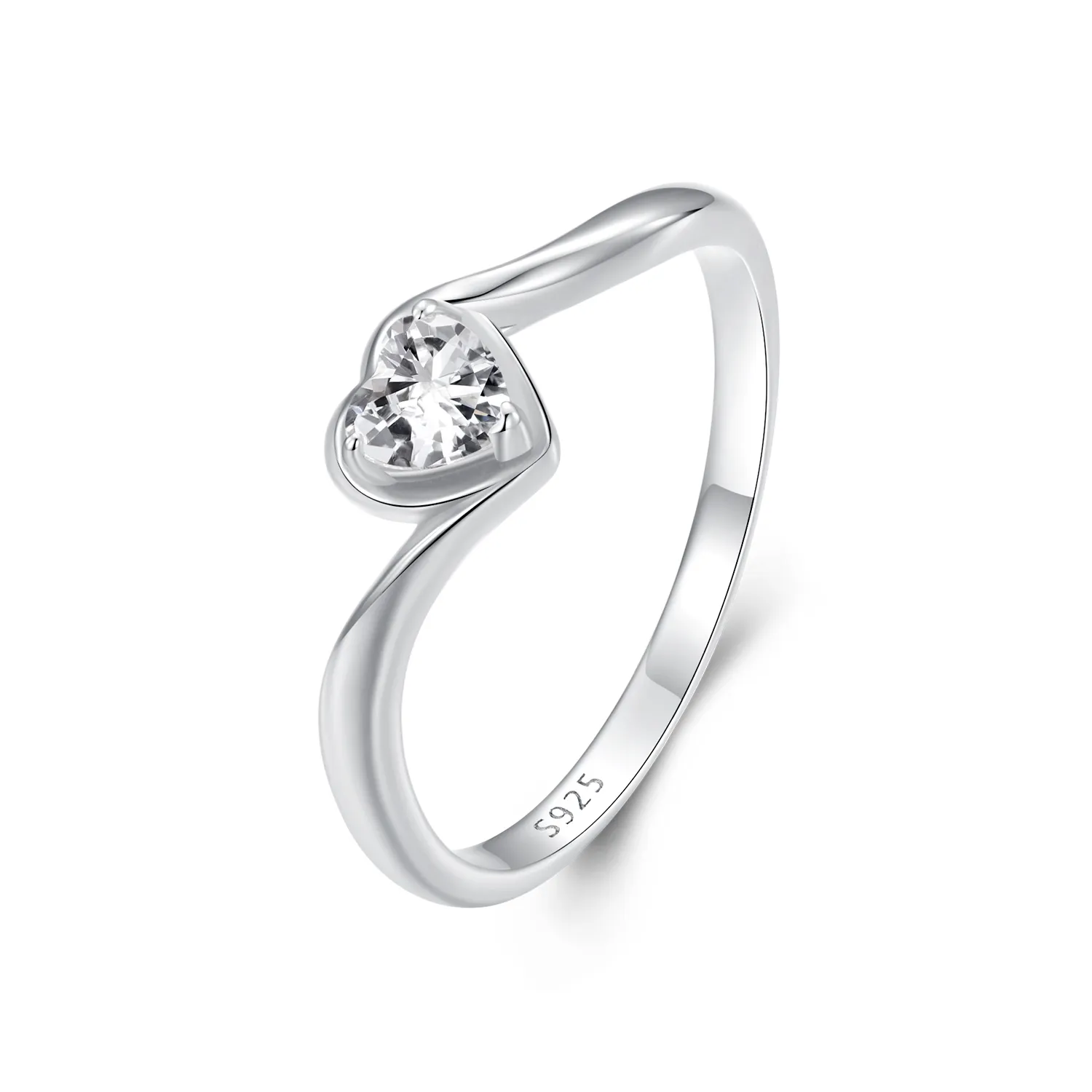 pandora style exquisite love moissanite ring one certificate msr047