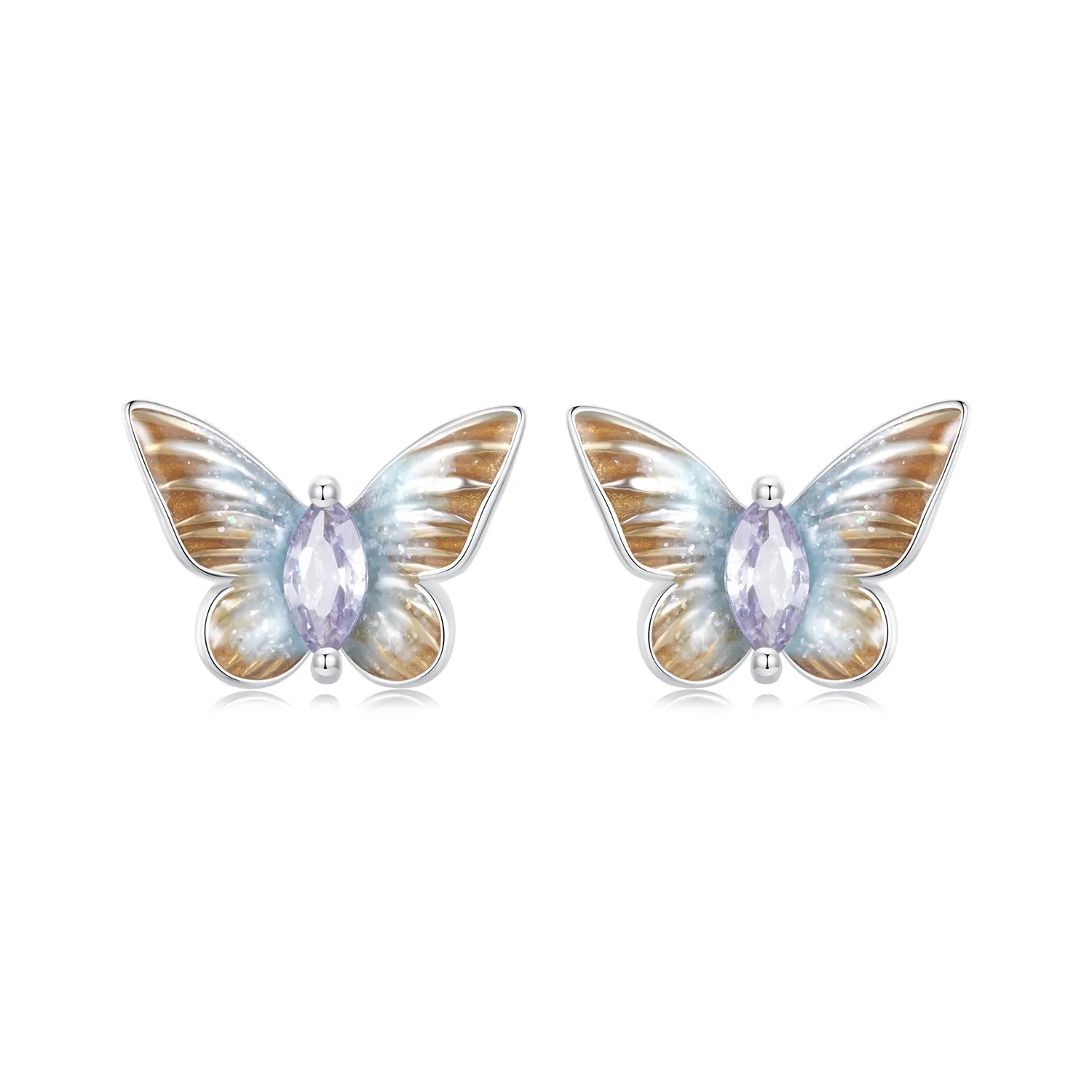 PANDORA Style Graceful Butterfly Stud Earrings - BSE993