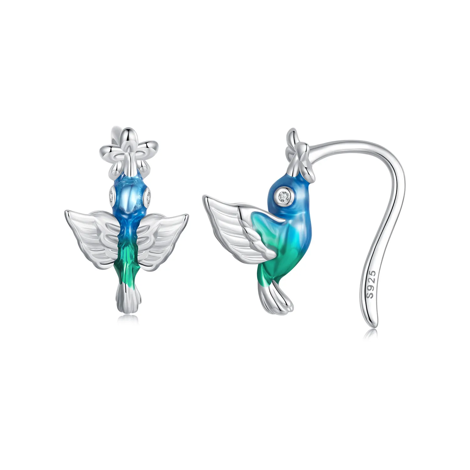 PANDORA Style Hummingbird Ear Hook - BSE990