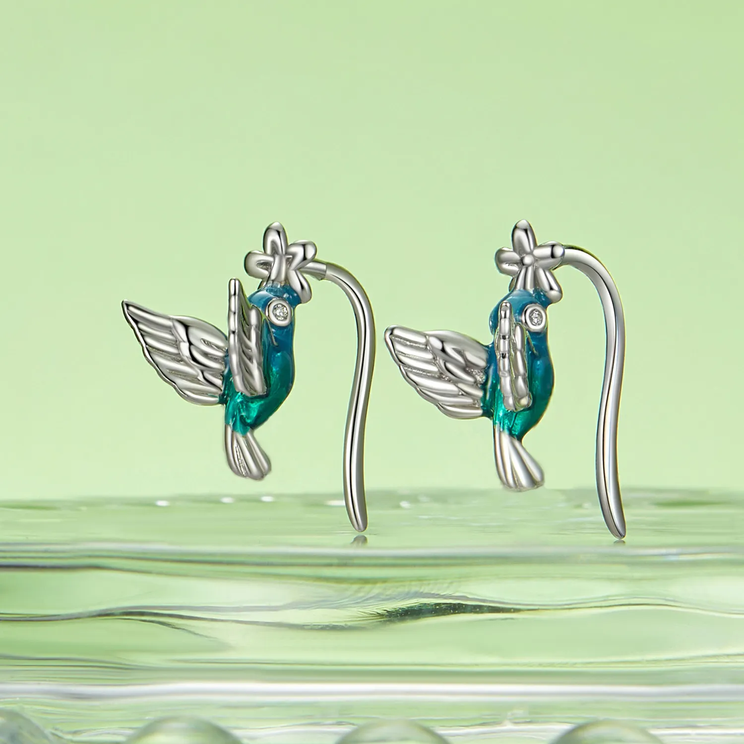 PANDORA Style Hummingbird Ear Hook - BSE990