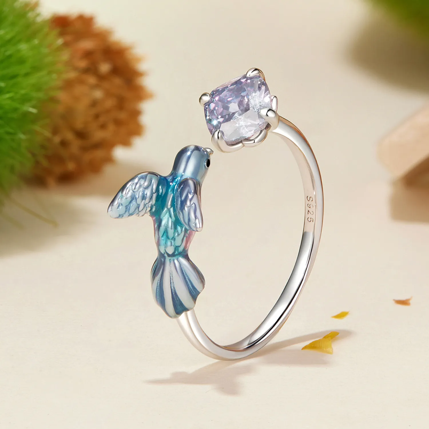 PANDORA Style Kingfisher Petal Ring - BSR540-E