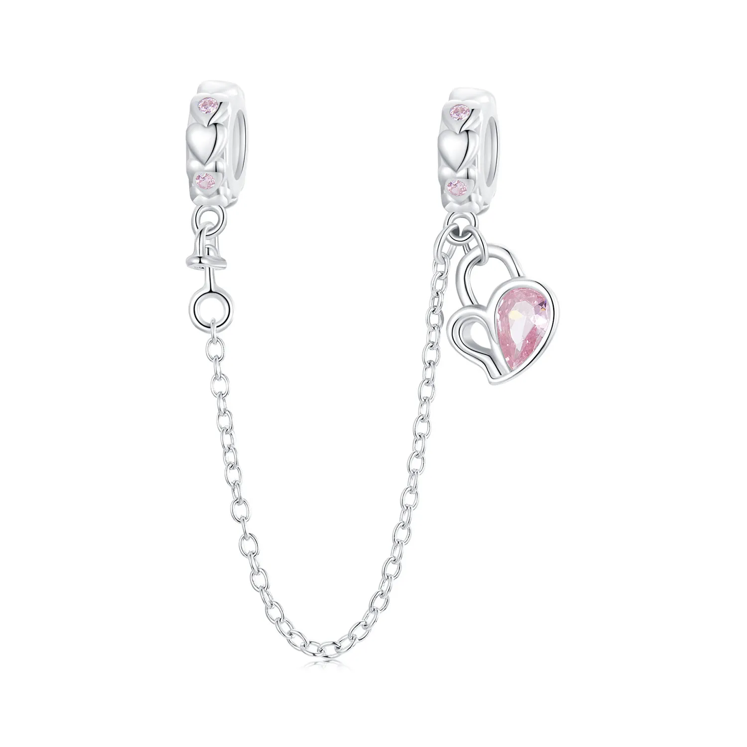 PANDORA Style Lover Heart Lock Safety Chain - BSC975