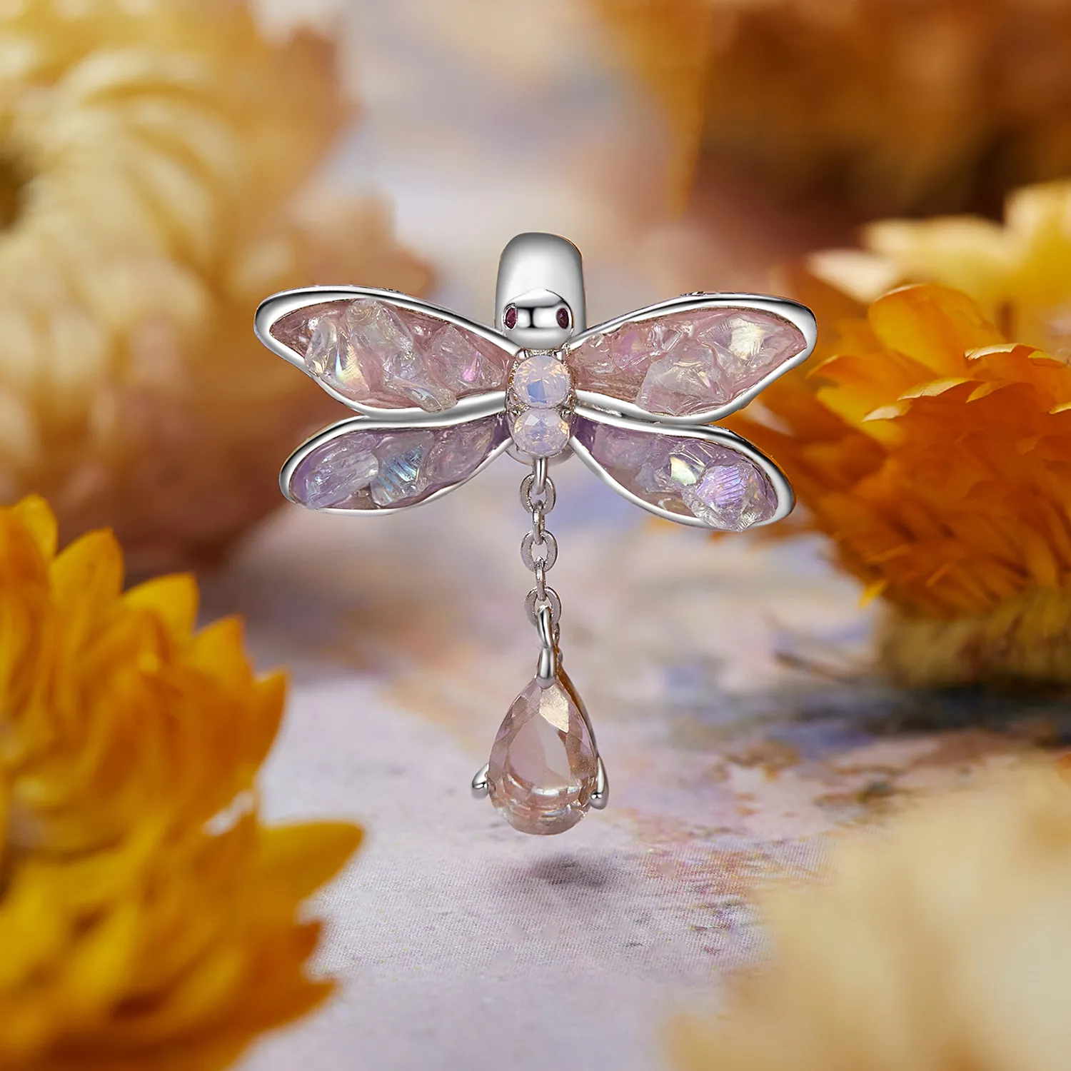 PANDORA Style Monet Dragonfly Beads - BSC989