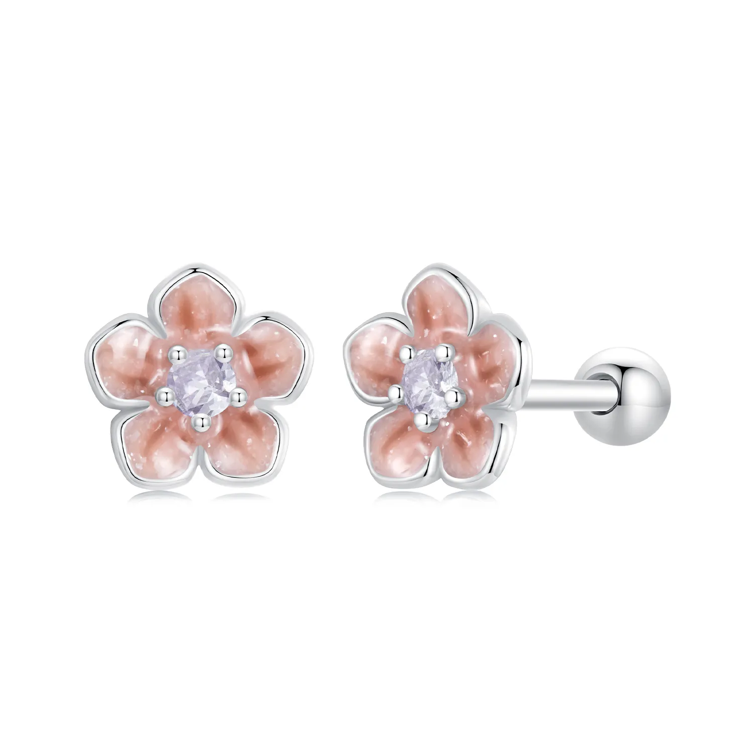 PANDORA Style Romantic Cherry Blossom Earrings - BSE992